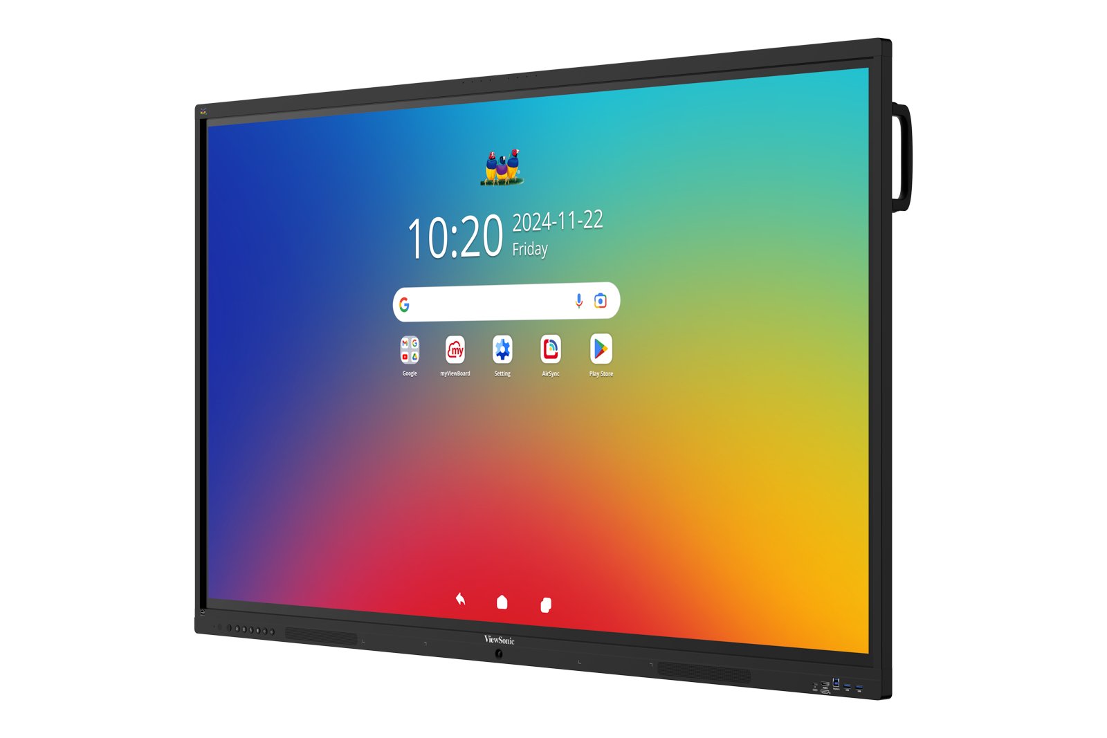 Viewboard 41 Serie Touchscreen 75inch Uhd, Android 16 Edla, Ir 450 Nits, 2x20w + Sub 15w + 8 Array Mic, 3 X Usb-C 8/128gb, 8-Core C