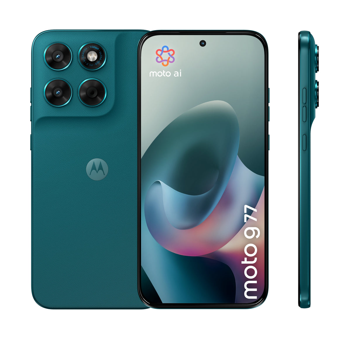 Smartphone Motorola Moto G77 6.8" Ranura Híbrida Dual Sim Android 16.0 5g Usb Tipo C 8 Gb 128 Gb 5200 Mah Verde