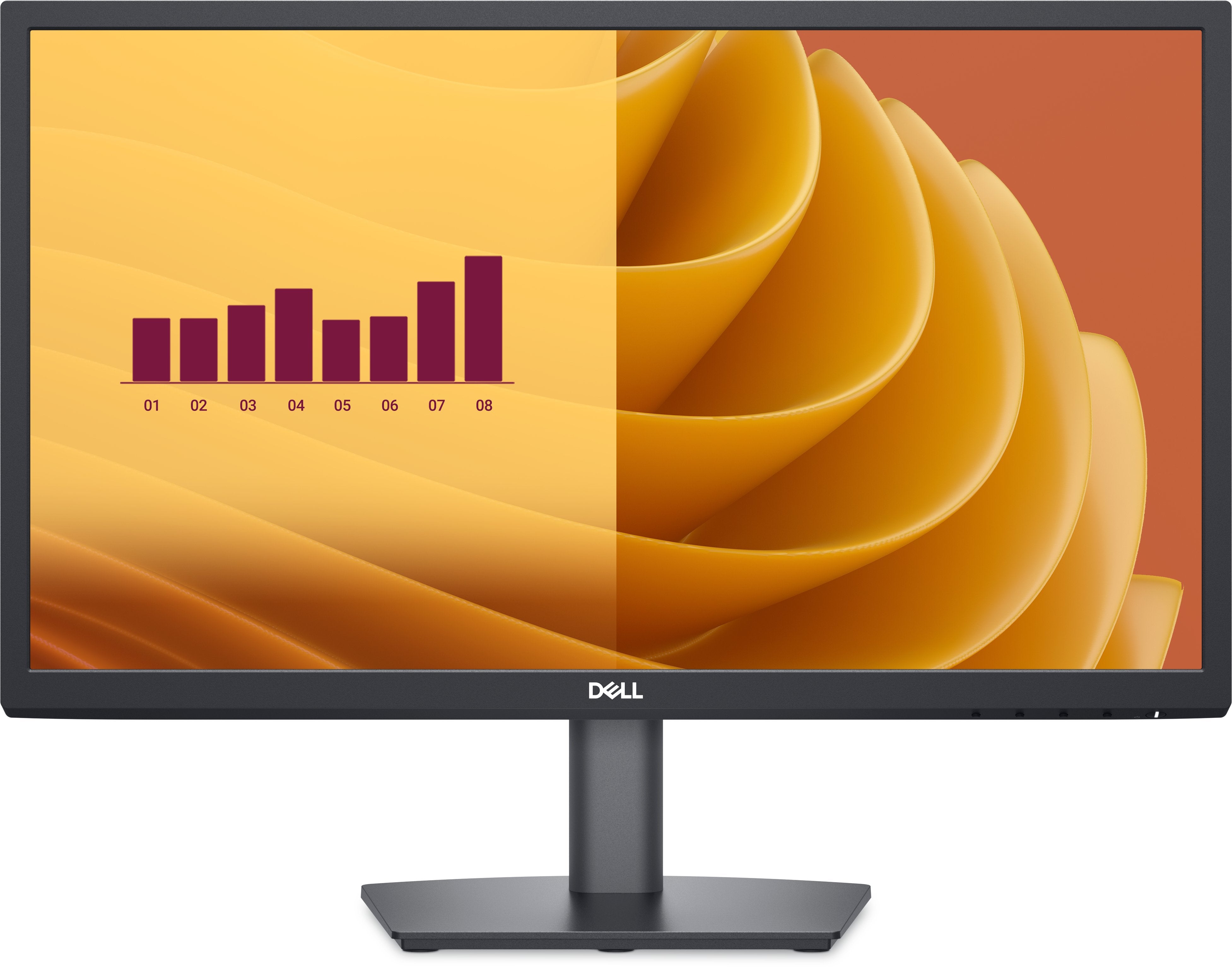 Monitor Dell E-Series E2225h 22" No Regulable Dp Vga 3 Años Negro.