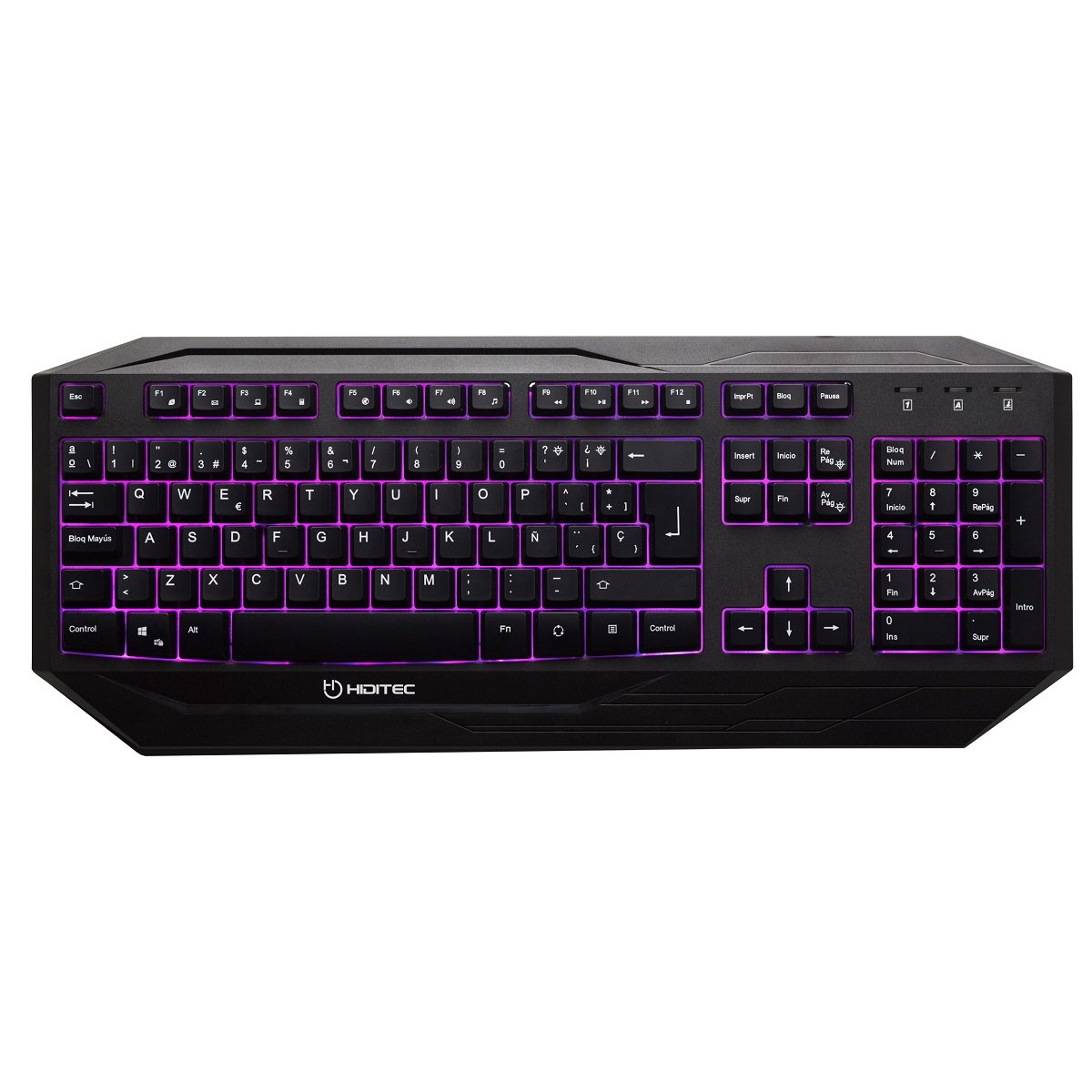 Hiditec Gk200 Teclado Usb Qwerty Negro