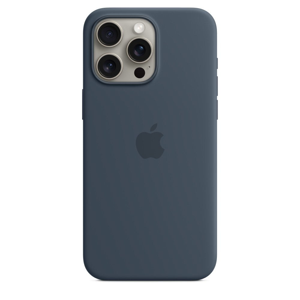 Apple Funda De Silicona Iphone 15 Pro Max Con Magsafe - Storm Blue