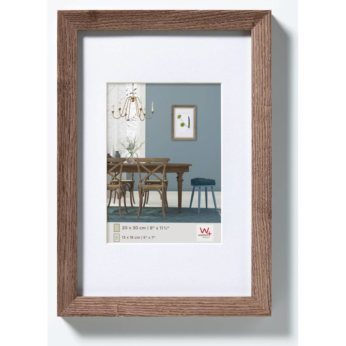 Nogal Walther Fiorito 20x30 Madera Incl. Passepartout Ef030n