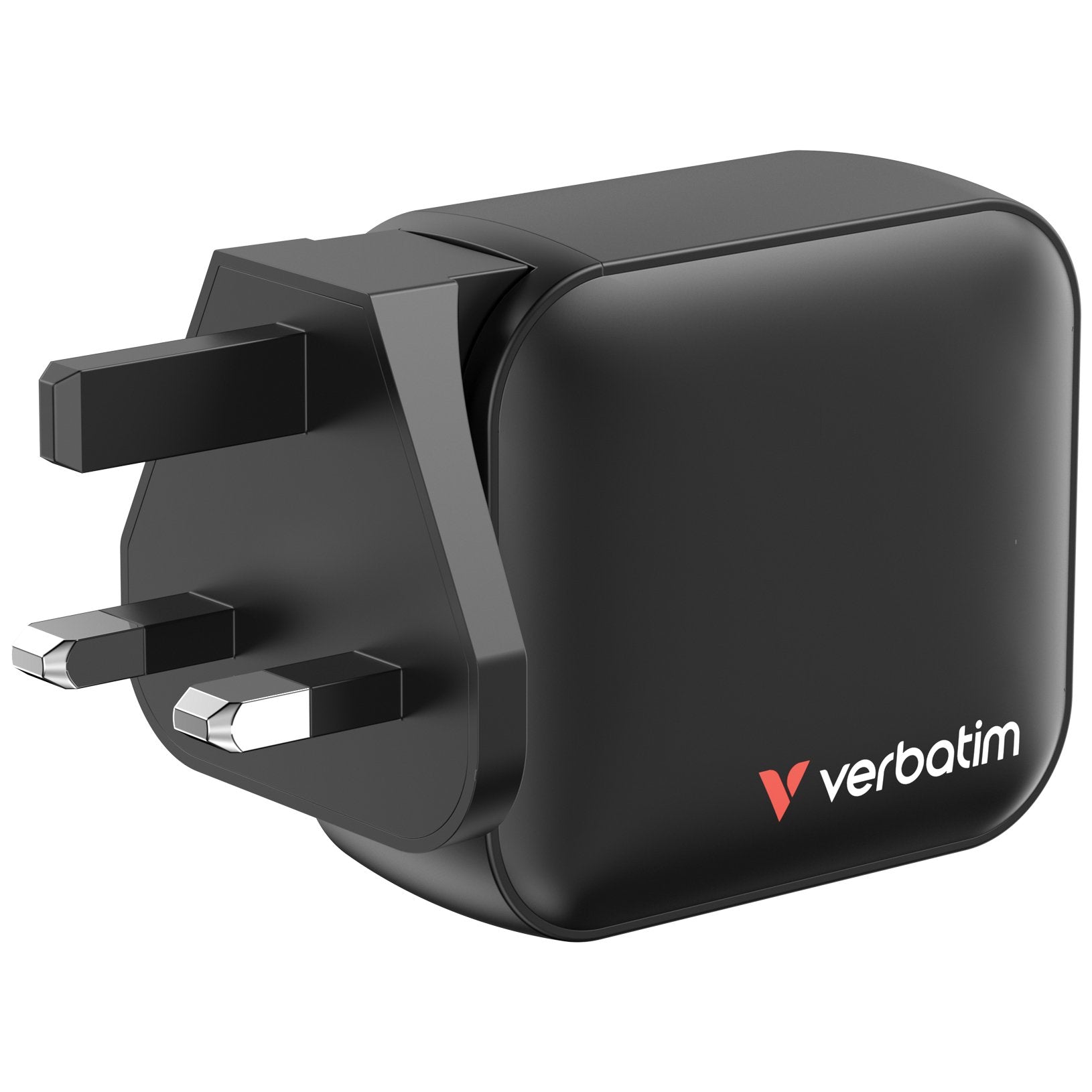 Verbatim Mini Gan Charger 100w 3port Us/Eu/Uk Adp 32230