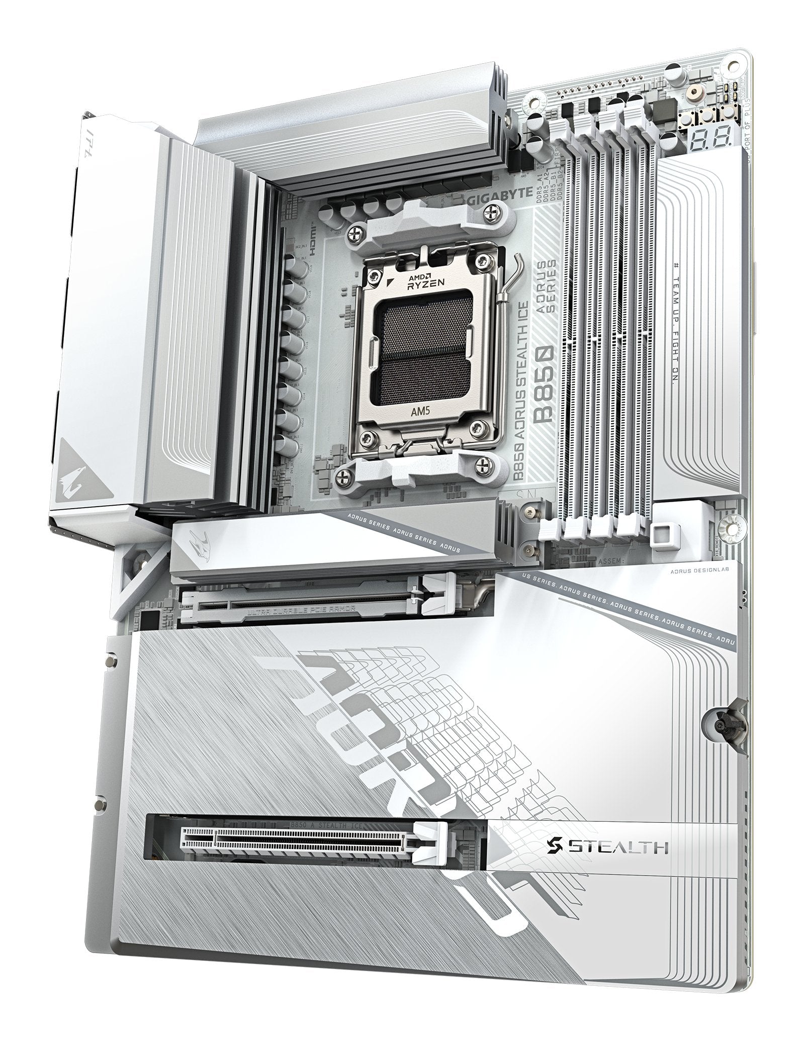 EAN 4719331873103 - GIGABYTE B850 AORUS STEALTH ICE AMD B850 Zócalo AM5 ATX imagen 5