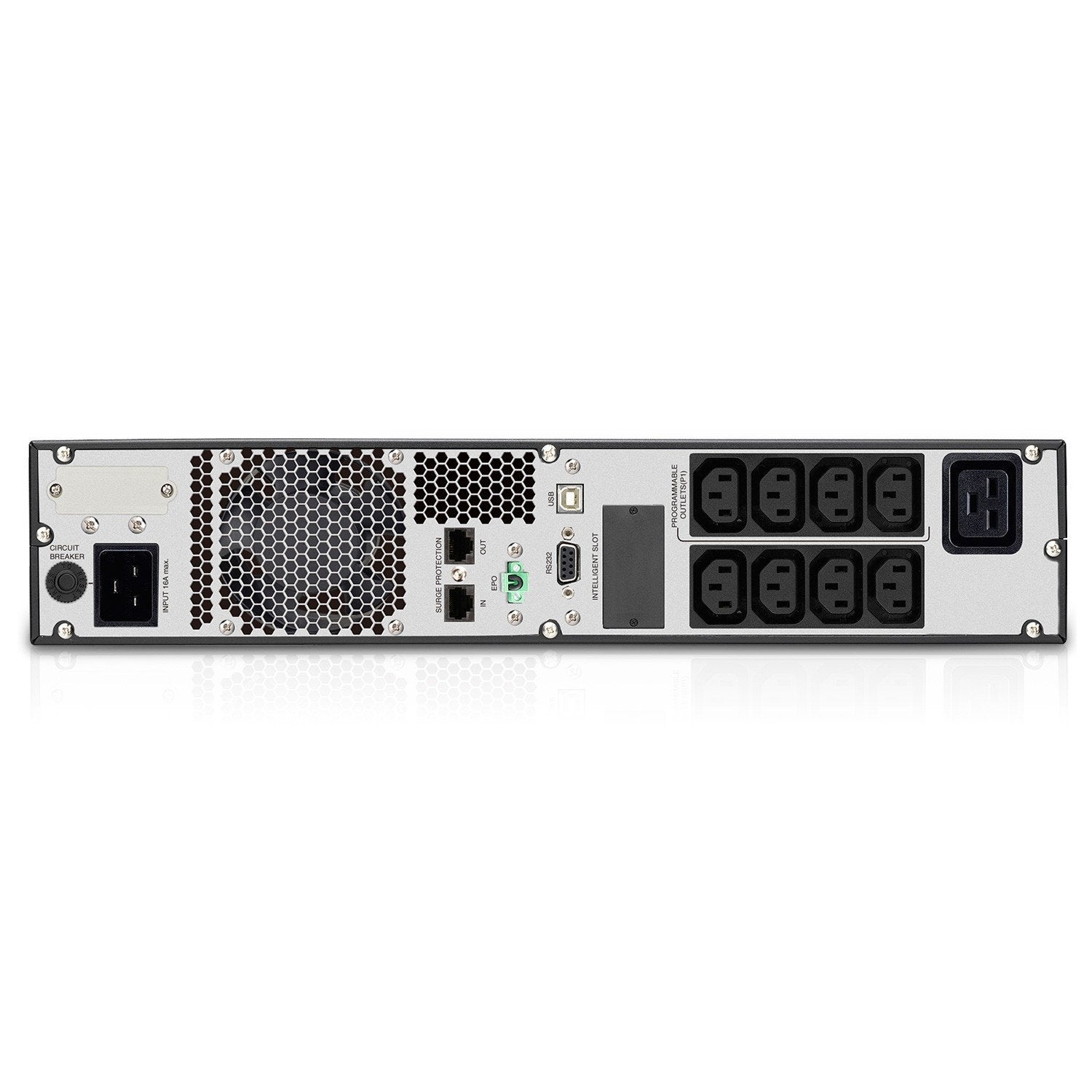 EAN 662919095234 - V7 UPS1RM2U3000-1E sistema de alimentación ininterrumpida (UPS) Línea interactiva 3 kVA 2700 W imagen 3
