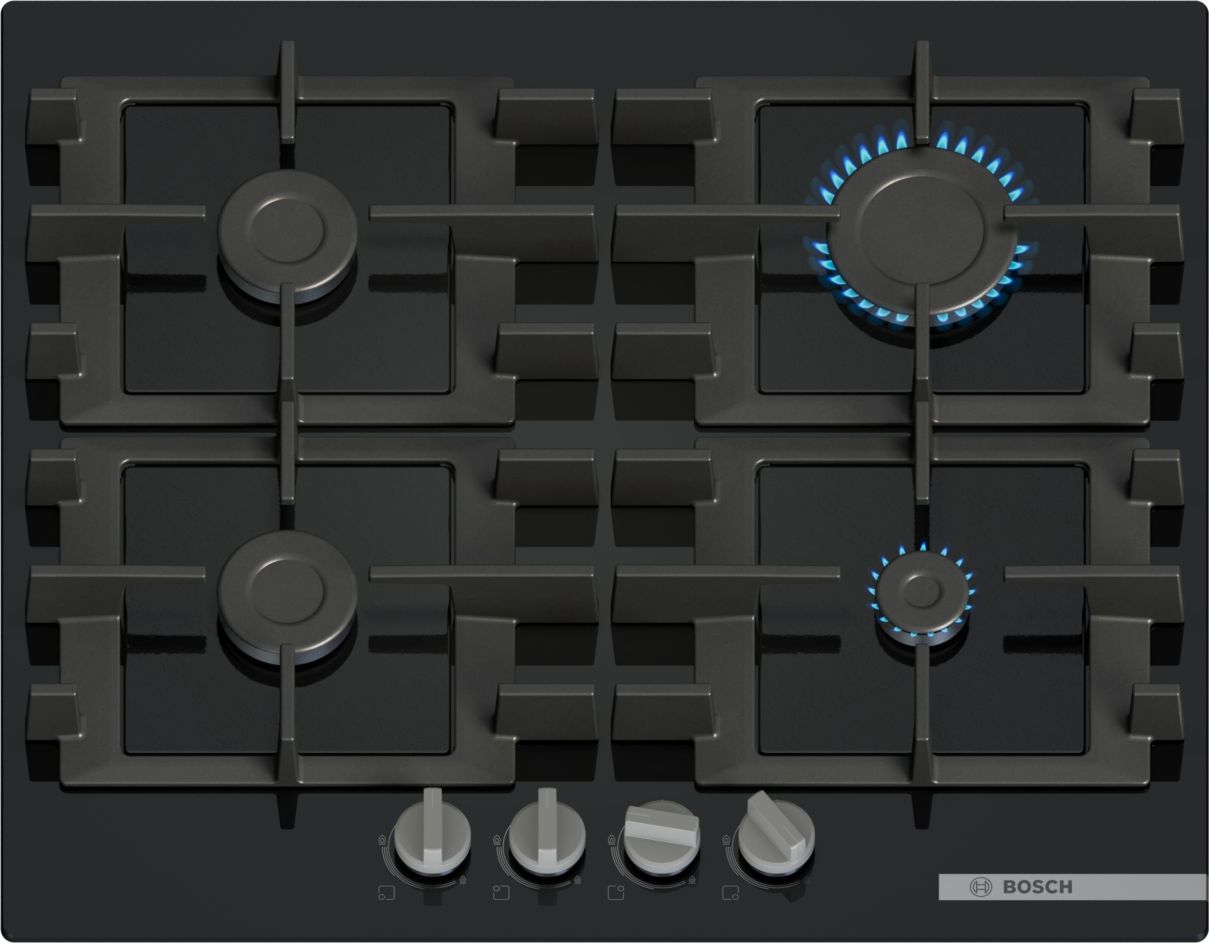 EAN 4242005437856 - Bosch Serie 4 PNP6B6K40 hobs Negro Integrado 60 cm Encimera de gas 4 zona(s) imagen 1