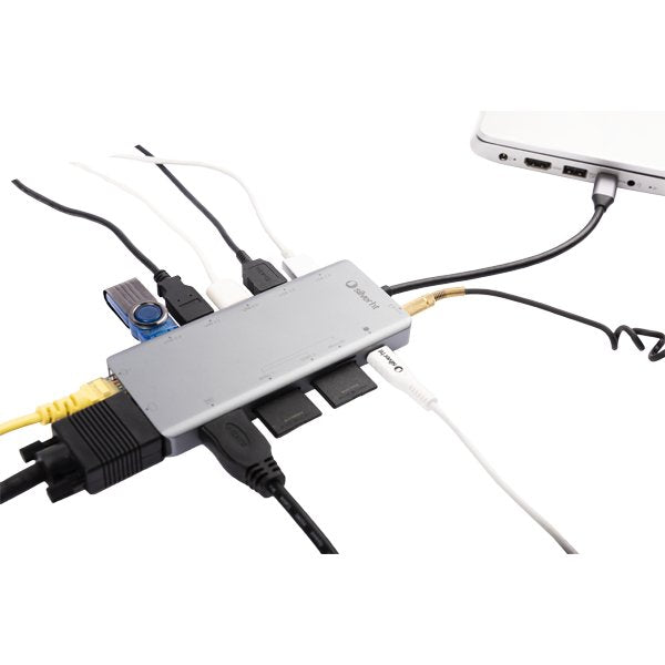 Silverht Adaptador Type-C Logan 13 En 1 Aluminio