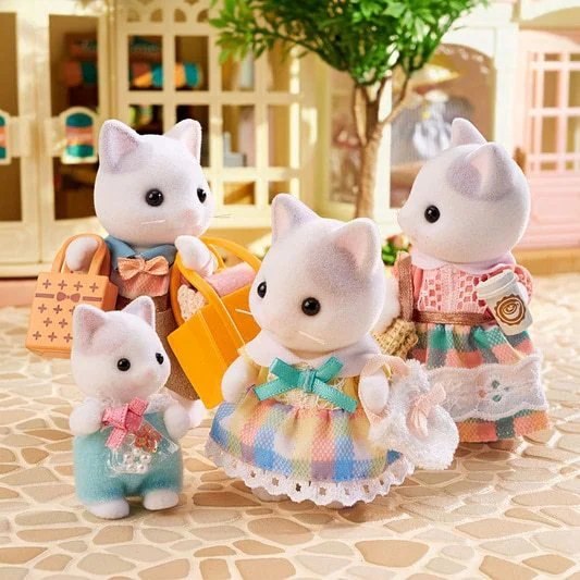 Epoch Sylvanian Families - Milchkatzen Familie 5738