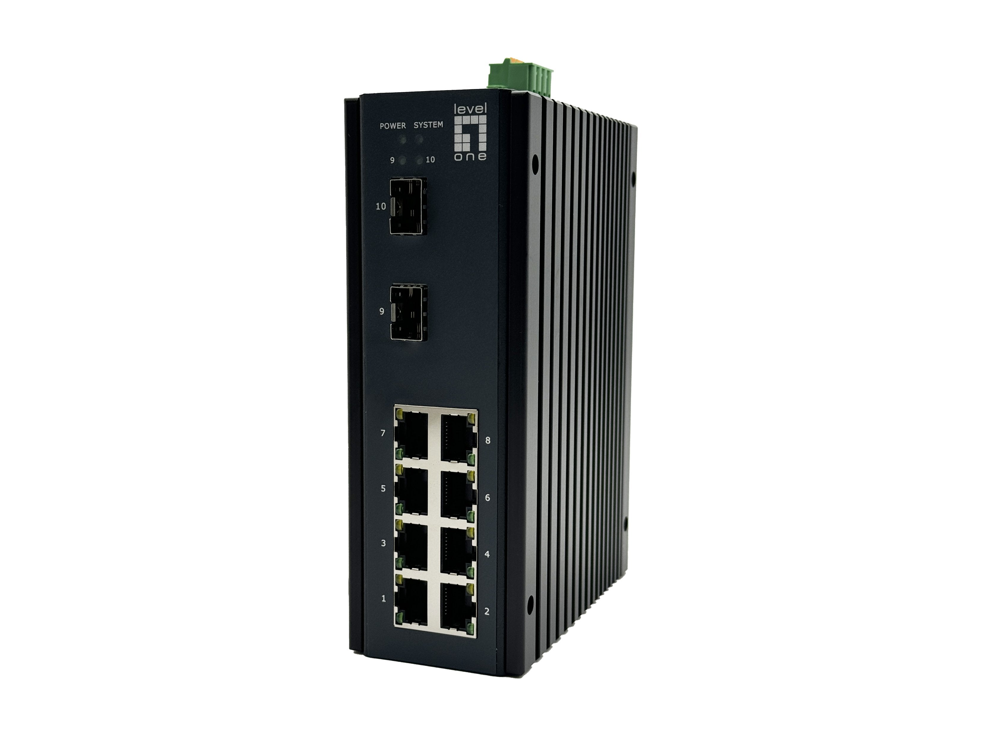 Levelone Switch 10x Ge Igu-1071 8x 1gbe,2x 2.5gbe Sfp Sw