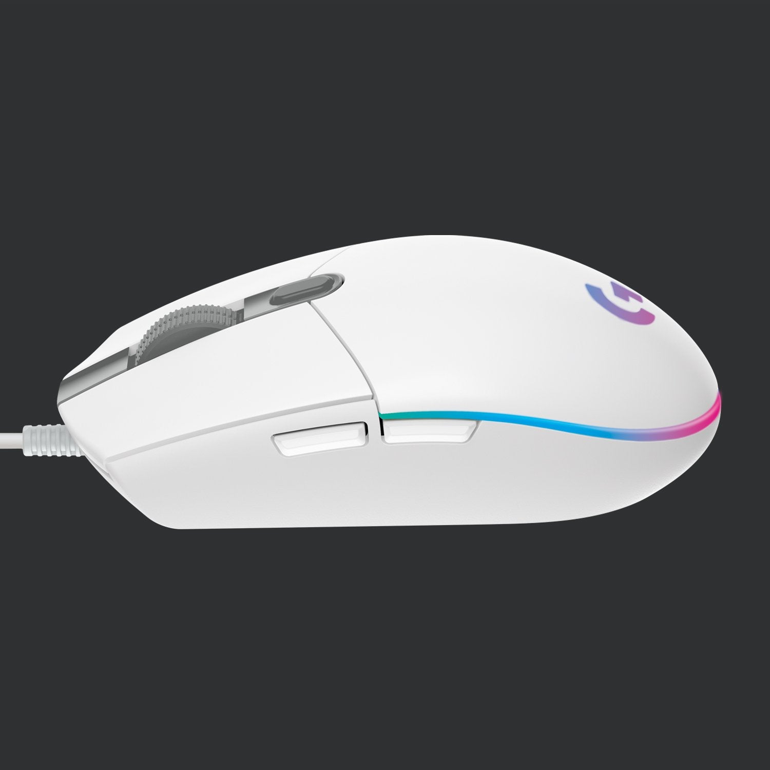 Logitech G G203 Lightsync Ratón Gaming Blanco 8000 Dpi Usb 910-005797