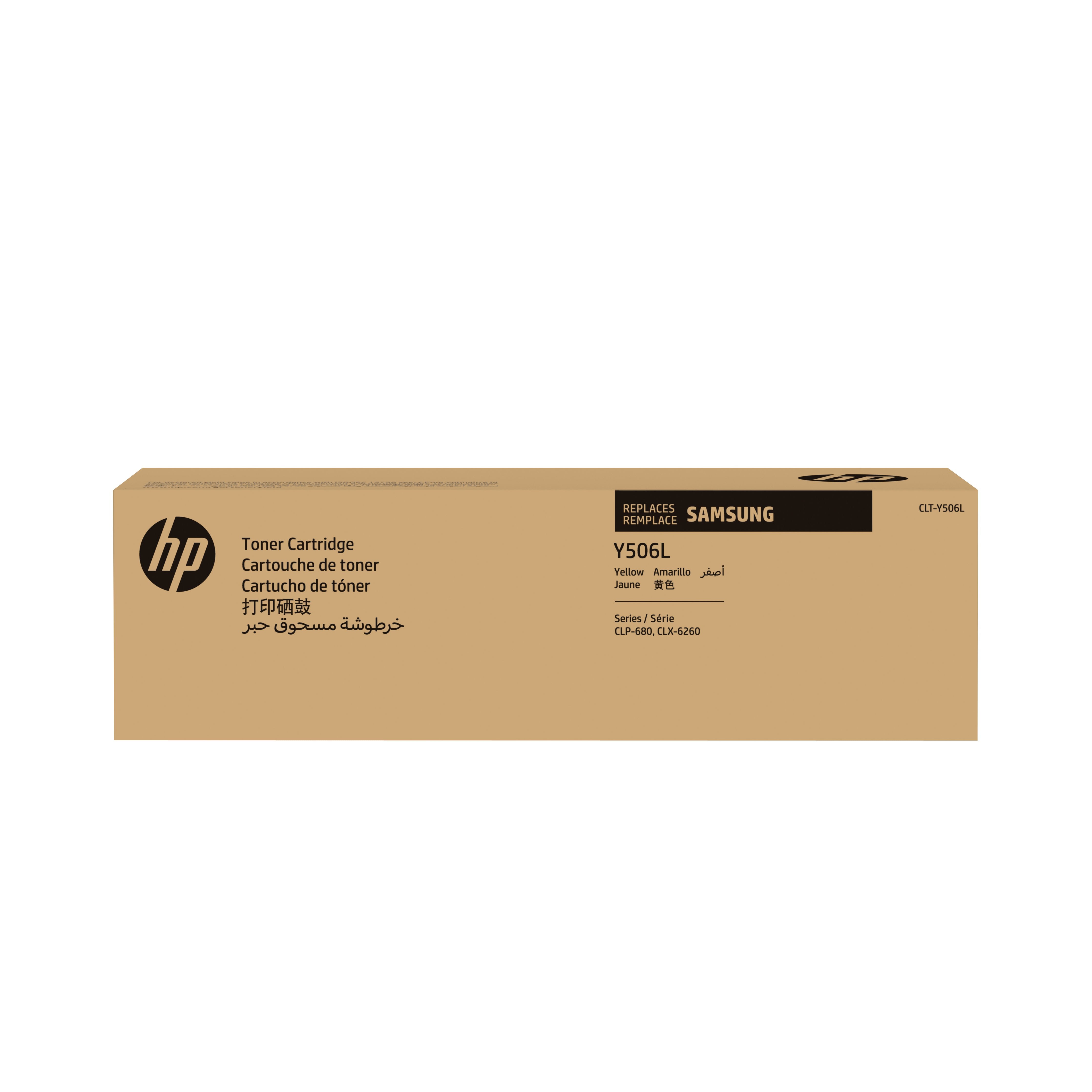EAN 0191628462971 - Samsung CLT-Y506L High-Yield Yellow Original Toner Cartridge cartucho de tóner 1 pieza(s) imagen 1