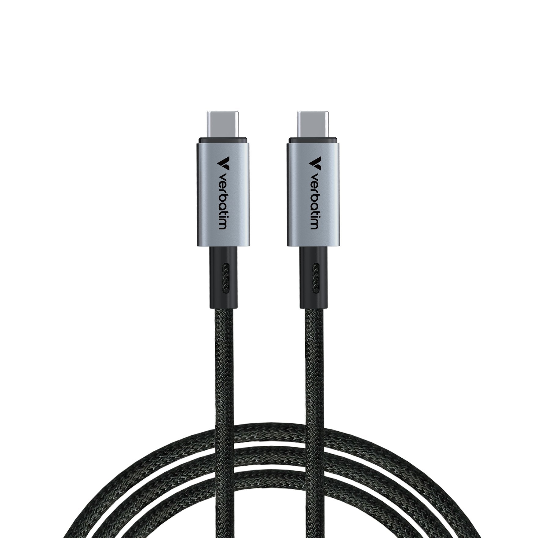 Verbatim Sync & Charge Usb C To Usb C 240w 40 Gbps120 Cm