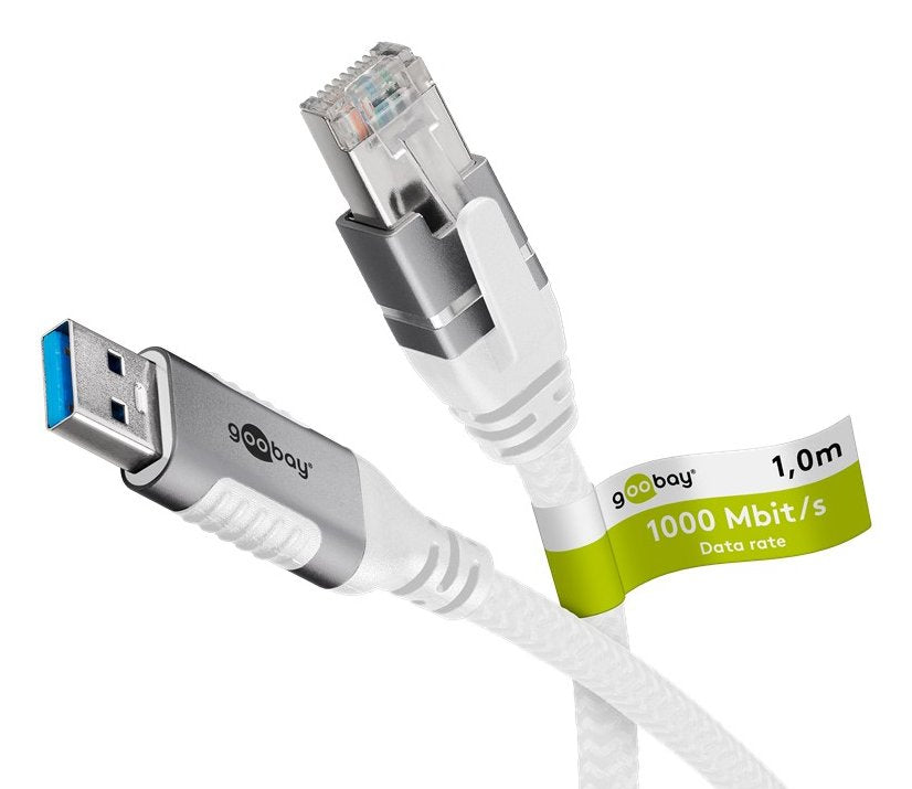 EAN 4040849741579 - Goobay 74157 cable de red Blanco 1 m Cat6 F/UTP (FTP) imagen 1