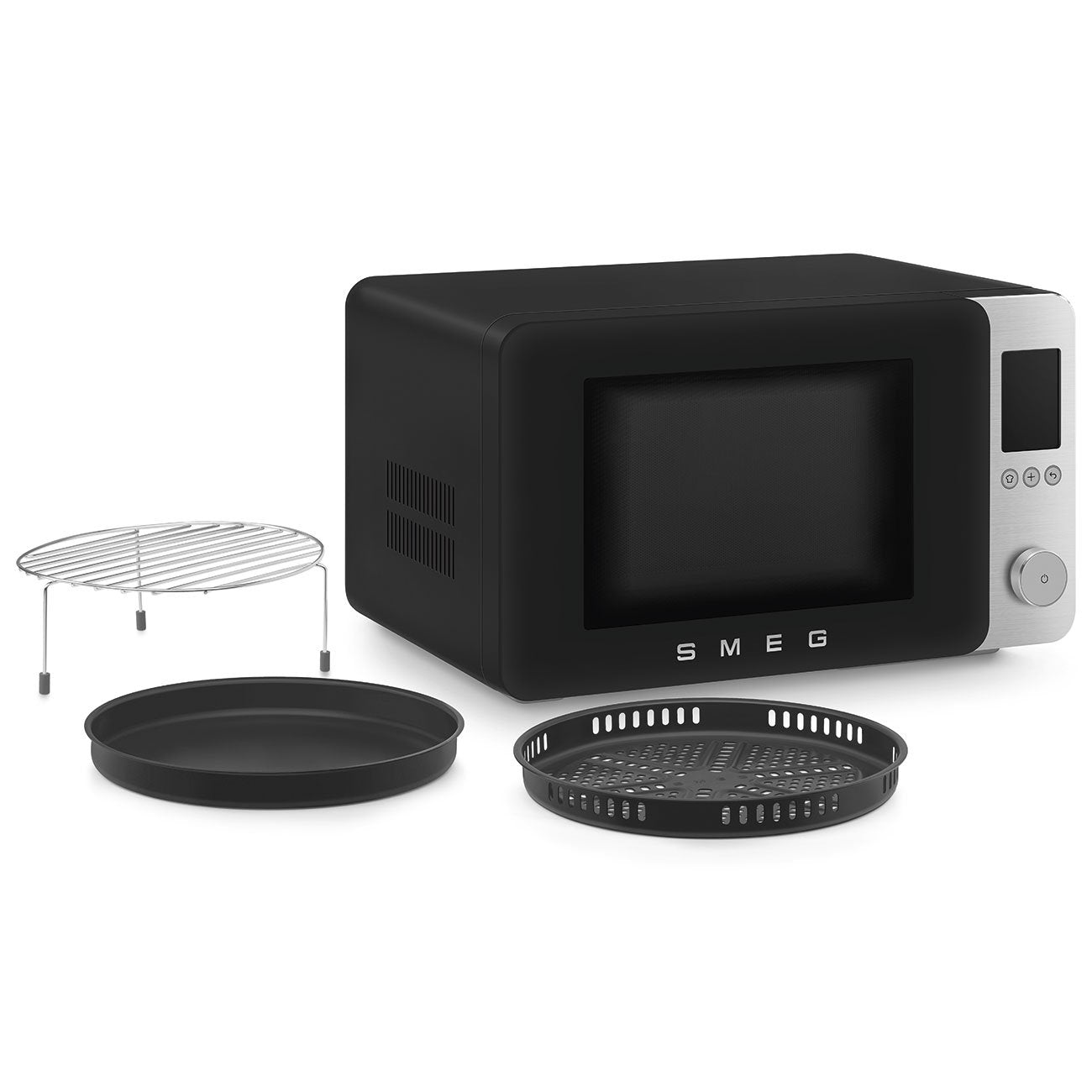 Microondas Smeg Moc02blmeu Combo De Sobremesa + Ventilador/Grill