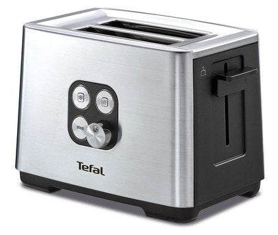 Tefal Equinox Tt420d 7 2 Rebanada(S) Negro, Acero Inoxidable