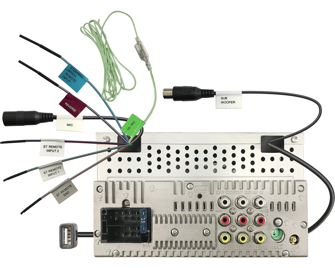 EAN 4975769476037 - JVC KW-M180DBT receptor multimedia para coche Negro 180 W Bluetooth imagen 2