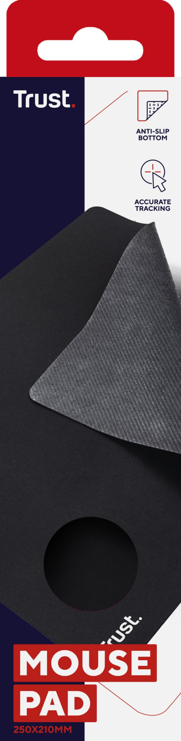 Alfombrilla Trust Estándar 24193 3 X 250 X 210mm Negra