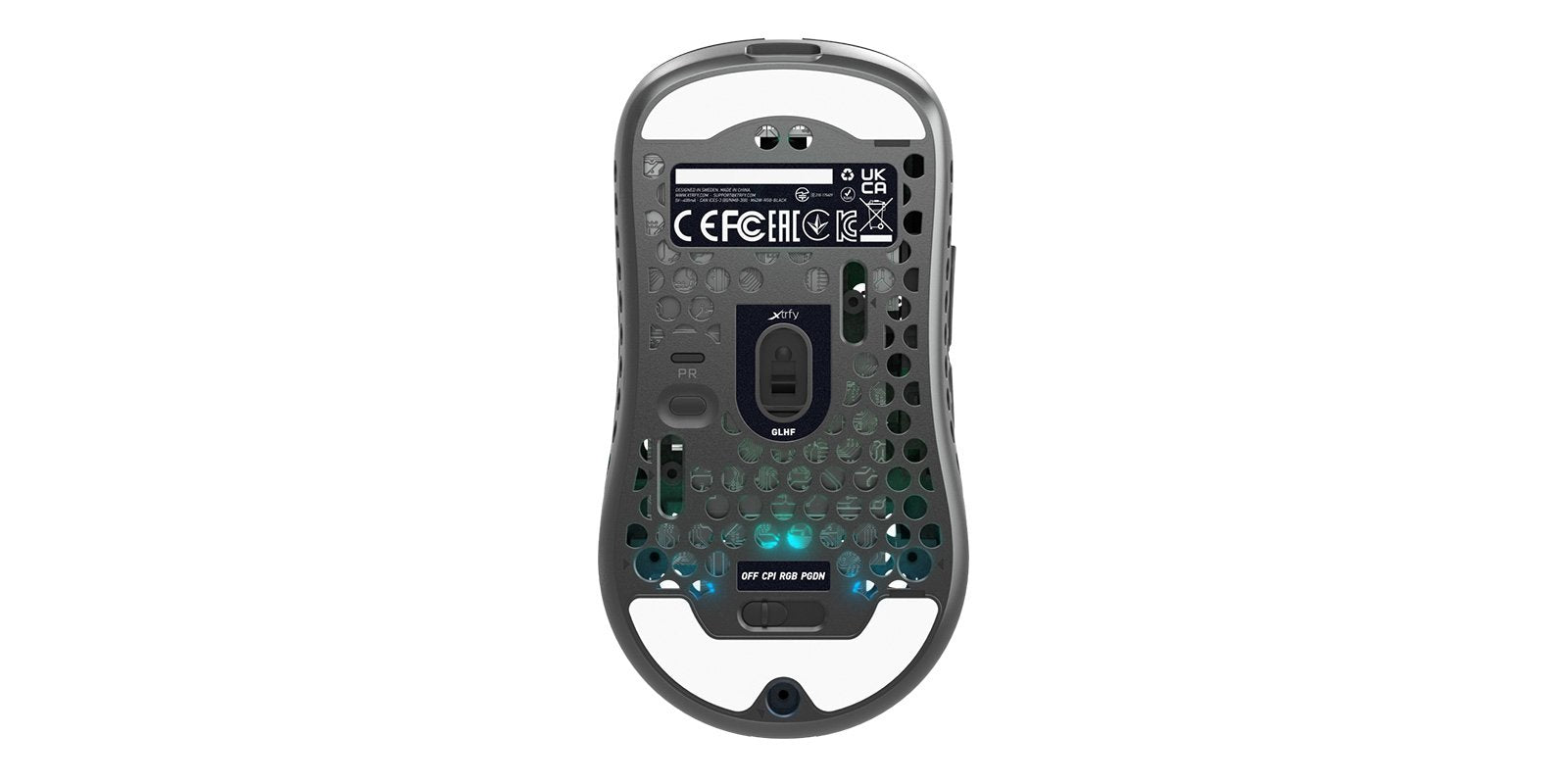 Xtrfy M42w-Rgb-Black Ratón Ambidextro Usb Tipo A Óptico 16000 Dpi