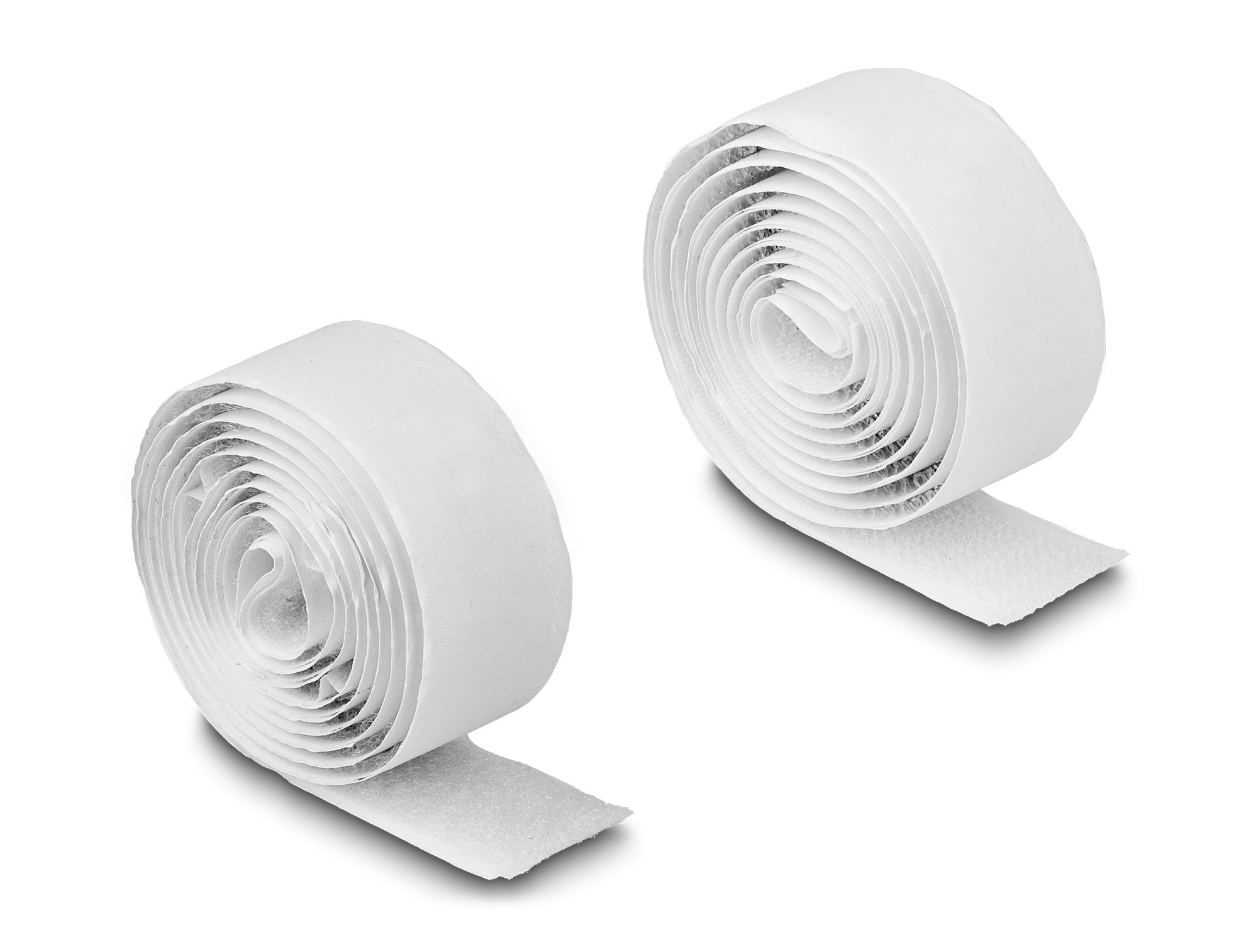Delock 19061 Cinta De Gancho Y Lazo Autoadhesiva La 1 M X An 20 Mm Blanco