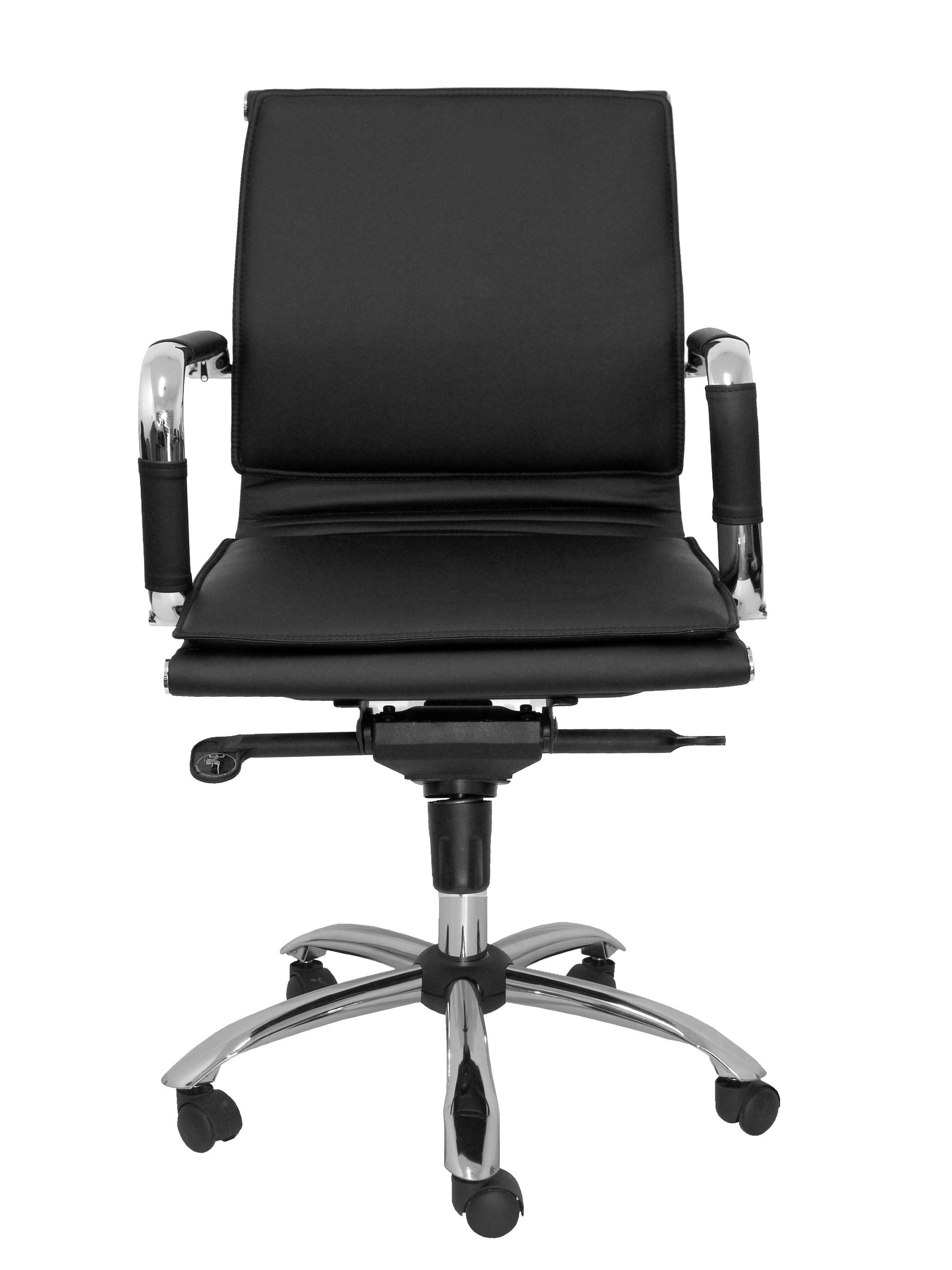 Sillón Yeste Confidente Giratorio Similpiel Negro