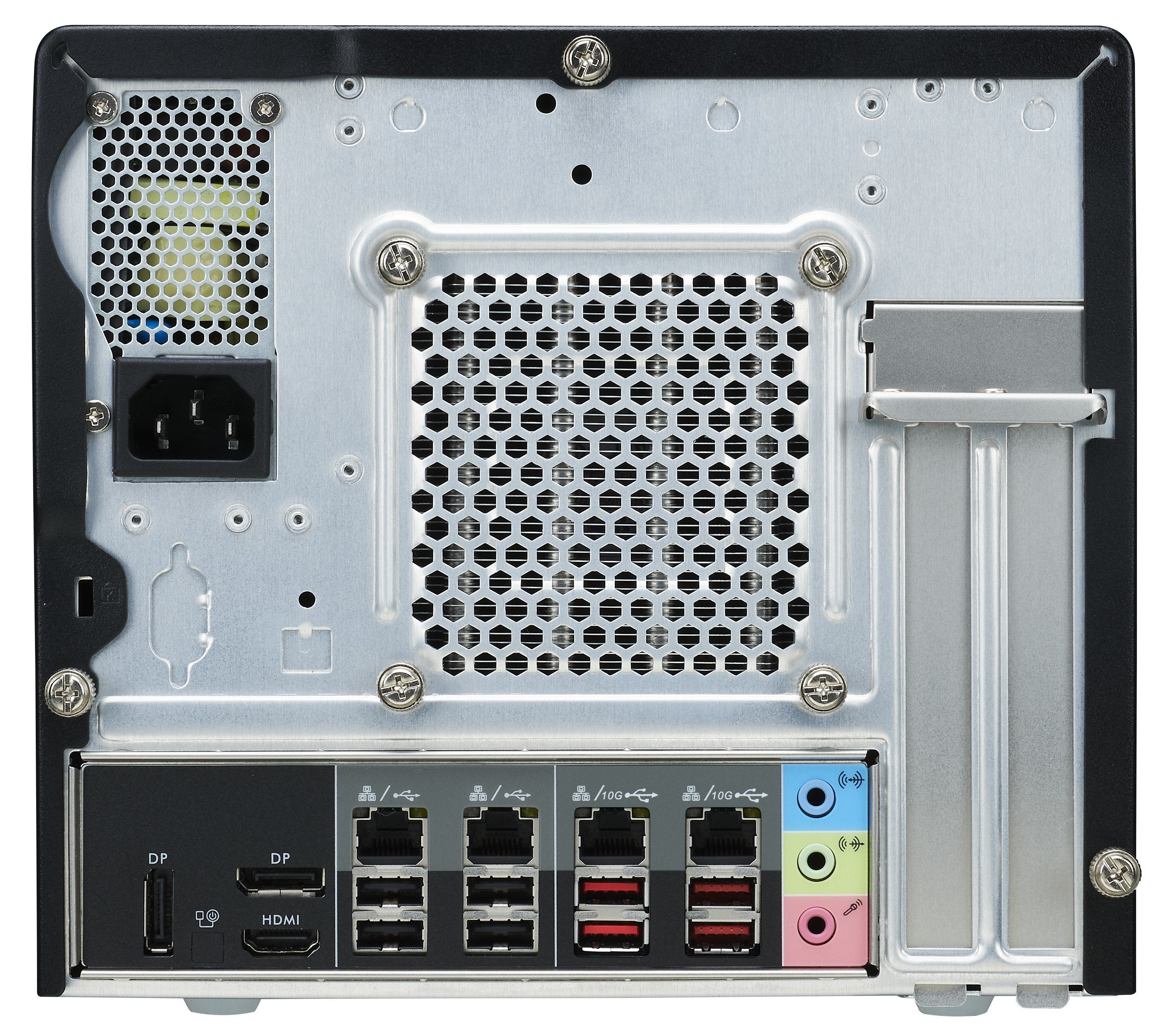 EAN 0887993005447 - Shuttle XPC cube SW580R8 PC/estación de trabajo barebone Cubo Negro Intel W580 LGA 1200 (Socket H5) imagen 3