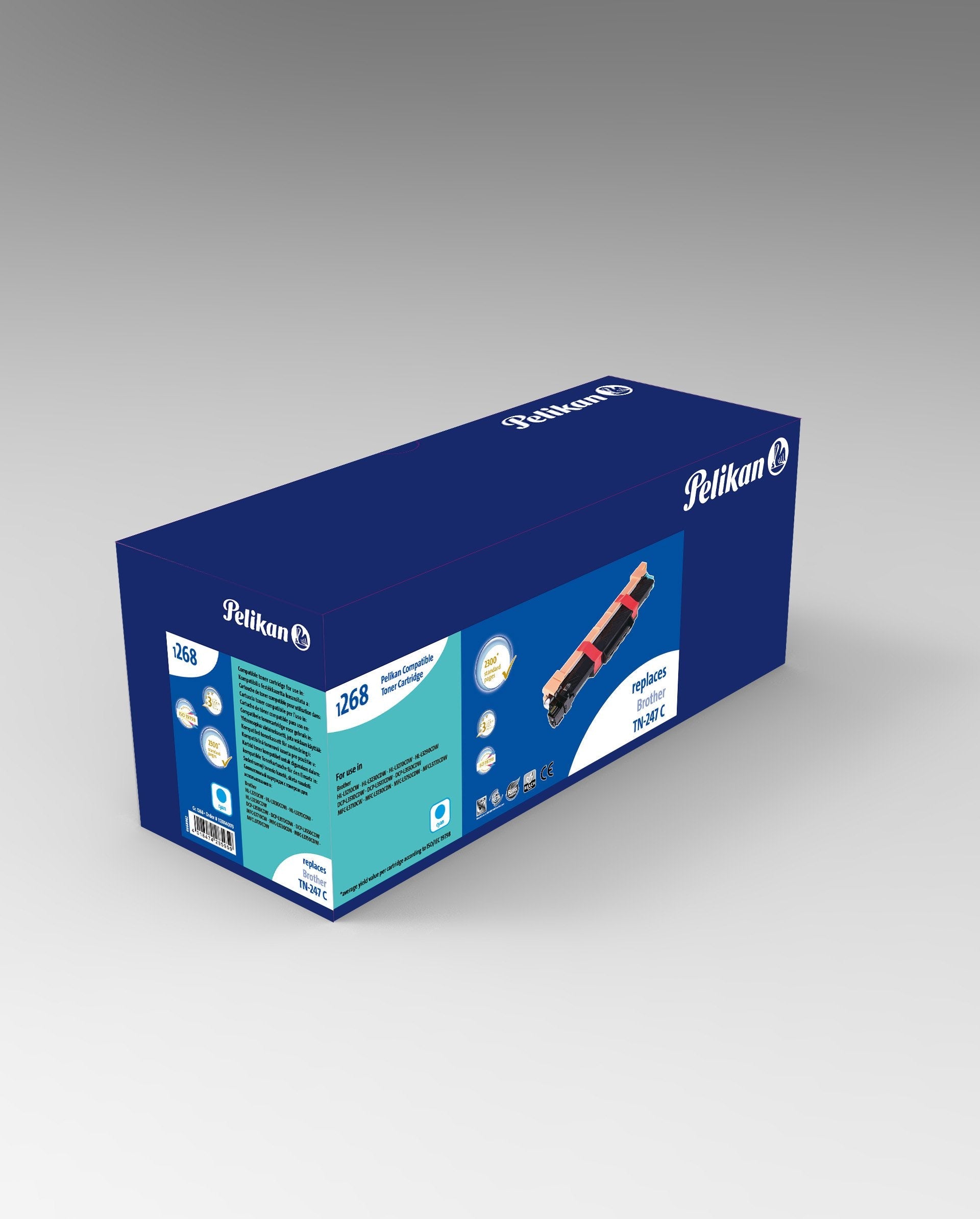 EAN 4018474285959 - Pelikan 1031440173 cartucho de tóner 1 pieza(s) Compatible Cian imagen 2