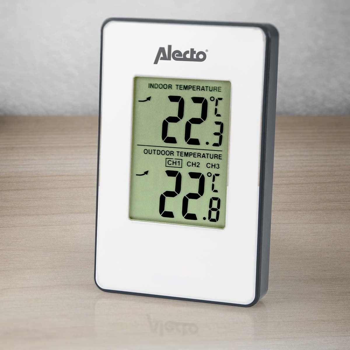 Alecto Ws-1050 Wetterstation Mit Funksensor Weiss