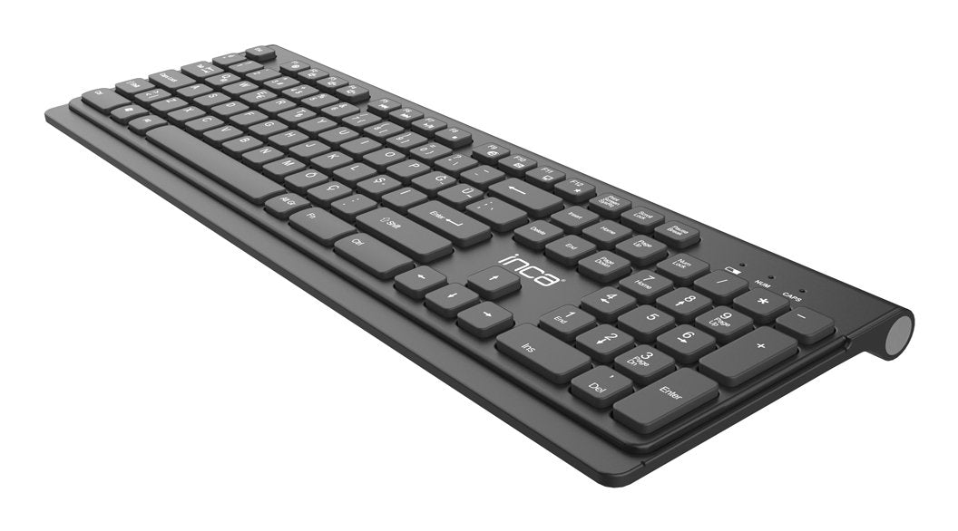 Teclado Turco + Ratón Inca Iws-519 Rf Inalámbrico Qwerty Negro