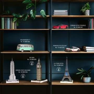 Ravensburger 3d Puzzle Iconics: Eiffel Tower - Con Luz 216 Partes 12008024