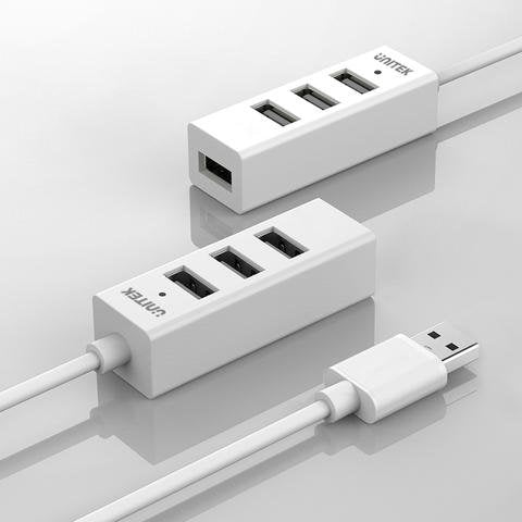 Unitek Y-2146 Hub Usb 2.0 4 Puertos 480 Mbit/S Blanco