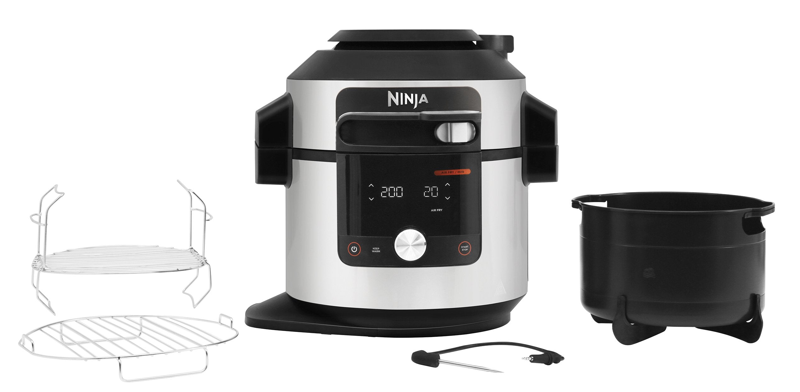 EAN 0622356245050 - Ninja OL750EU olla multi-cocción 7,5 L 1760 W Negro, Acero inoxidable imagen 9