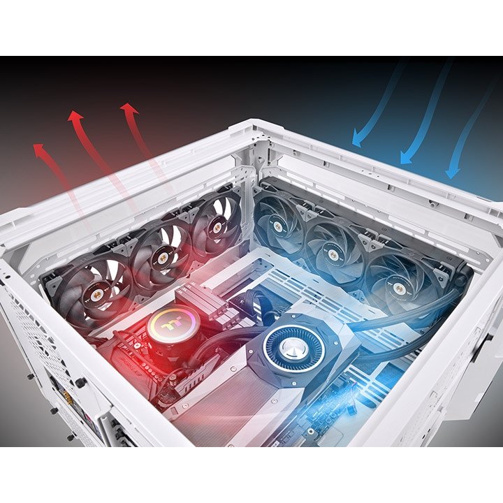 Ventilador 120x120 Thermaltake Swafan Gt12 Premiun Black