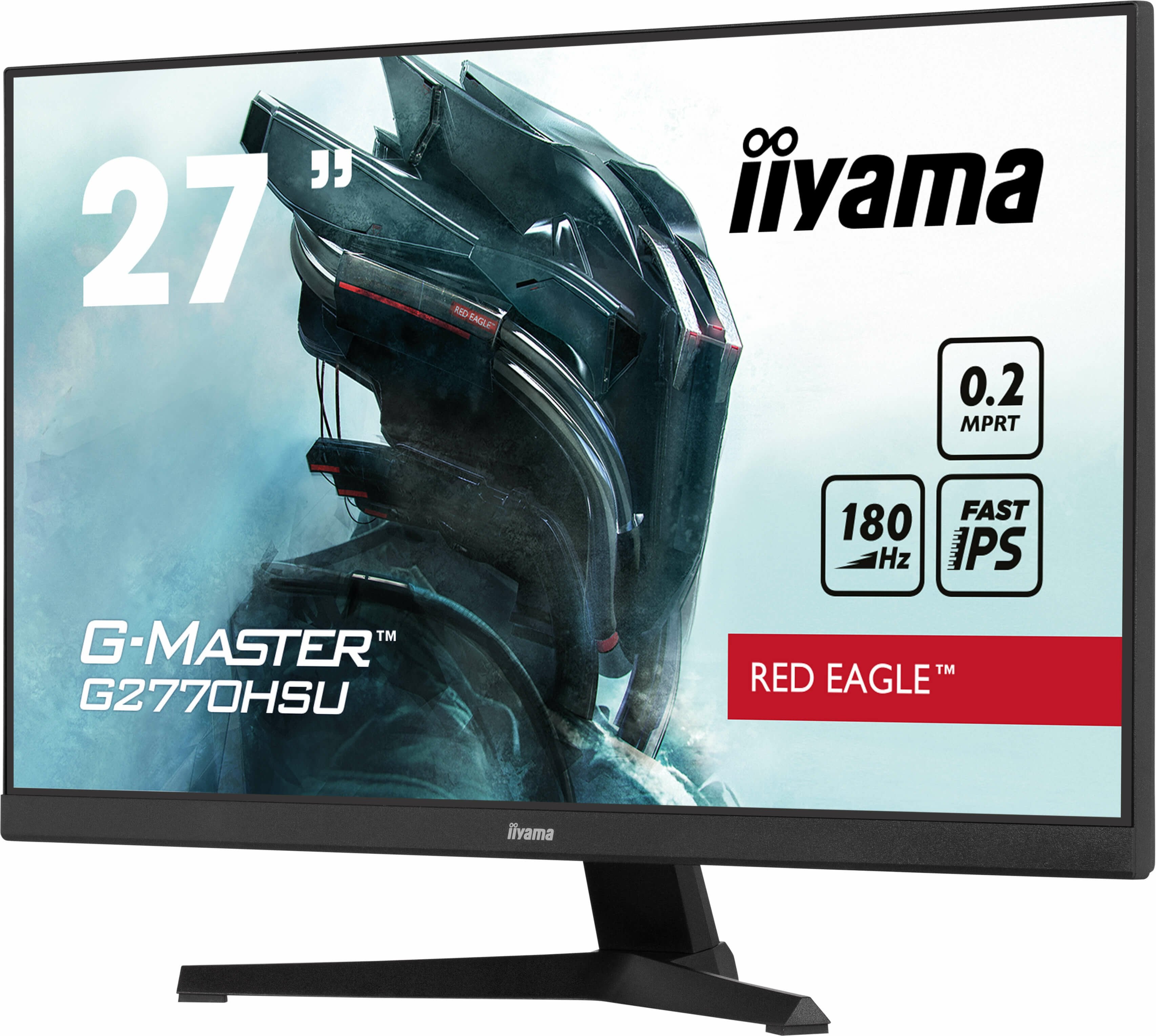Monitor Gaming Iiyama 68.6cm 27" G2770hsu-B6 16:9 Hdmi+Dp+Usb Ips Bl.