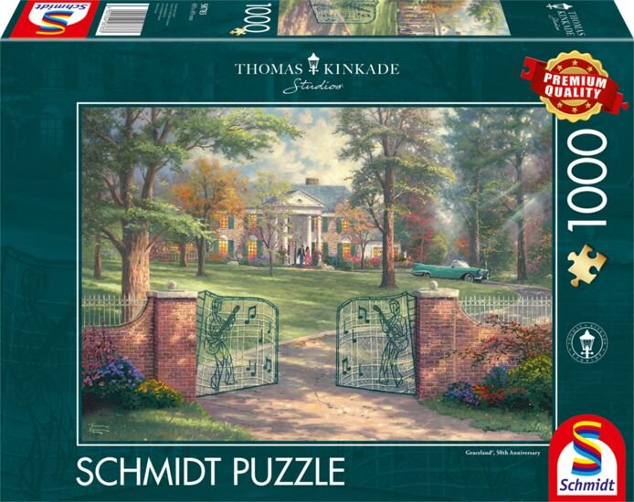 Puzzle Schmidt Spiele Thomas Kinkade Studios: Graceland 50.º Aniversario 58783 (1000 Piezas)