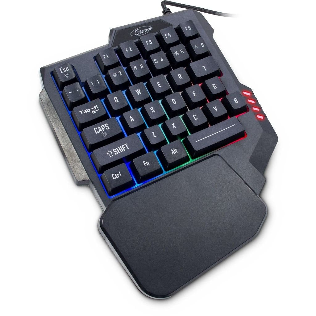EAN 4260455646123 - Inter-Tech KB-3035 teclado Juego USB QWERTY Negro imagen 1