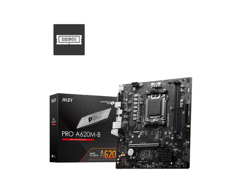 Msi Placa Base Pro A620m-B Matx Am5