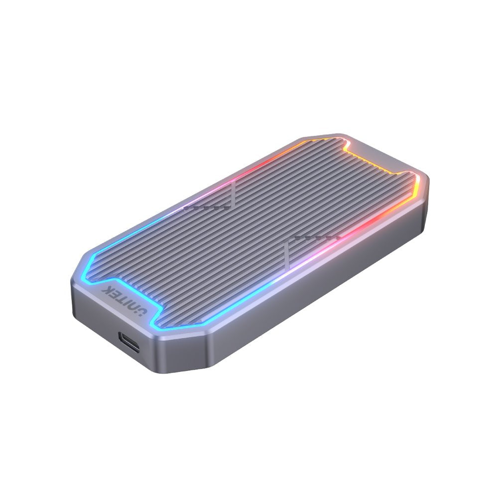 EAN 4894160048066 - UNITEK SolidForce Spectrum Caja externa para unidad de estado sólido (SSD) Gris M.2 imagen 2
