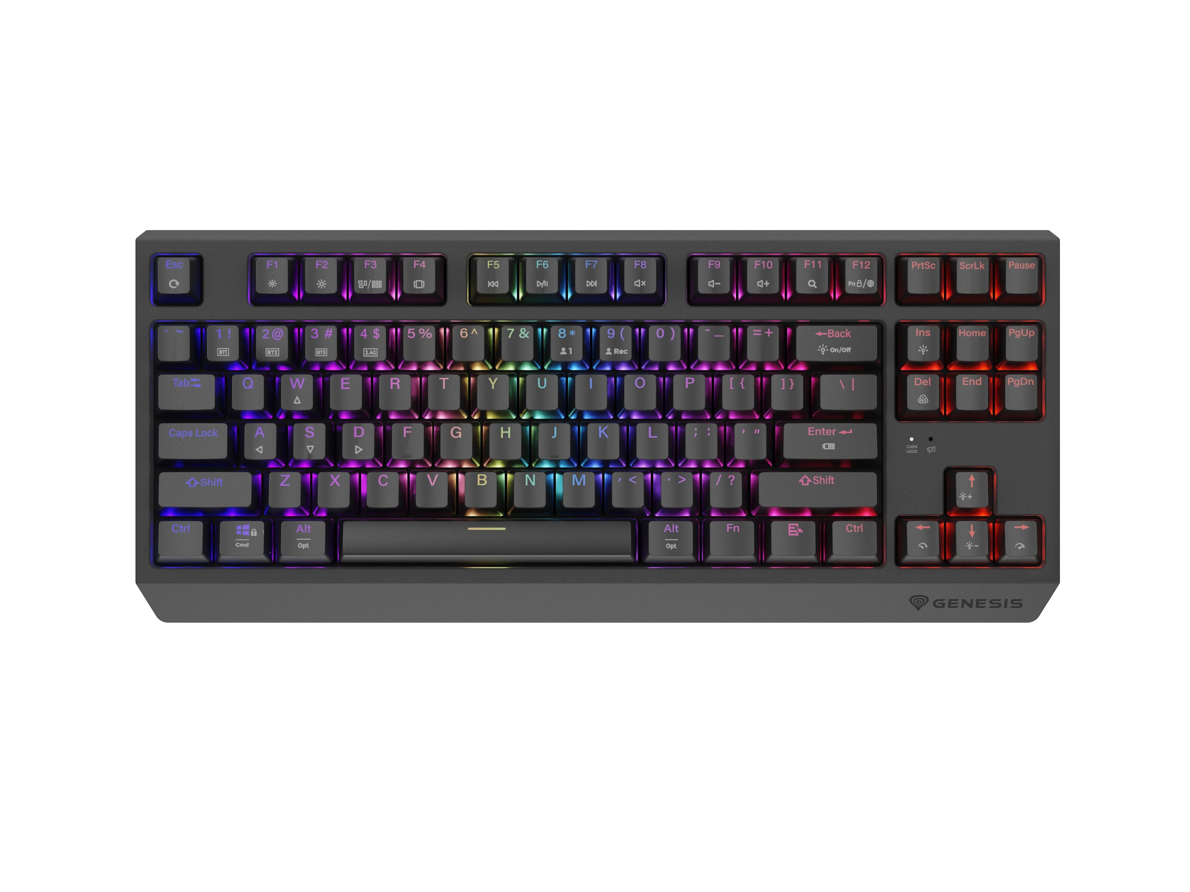 EAN 5901969443790 - GENESIS Thor 230 TKL teclado Juego USB + RF Wireless + Bluetooth QWERTY Gris imagen 2