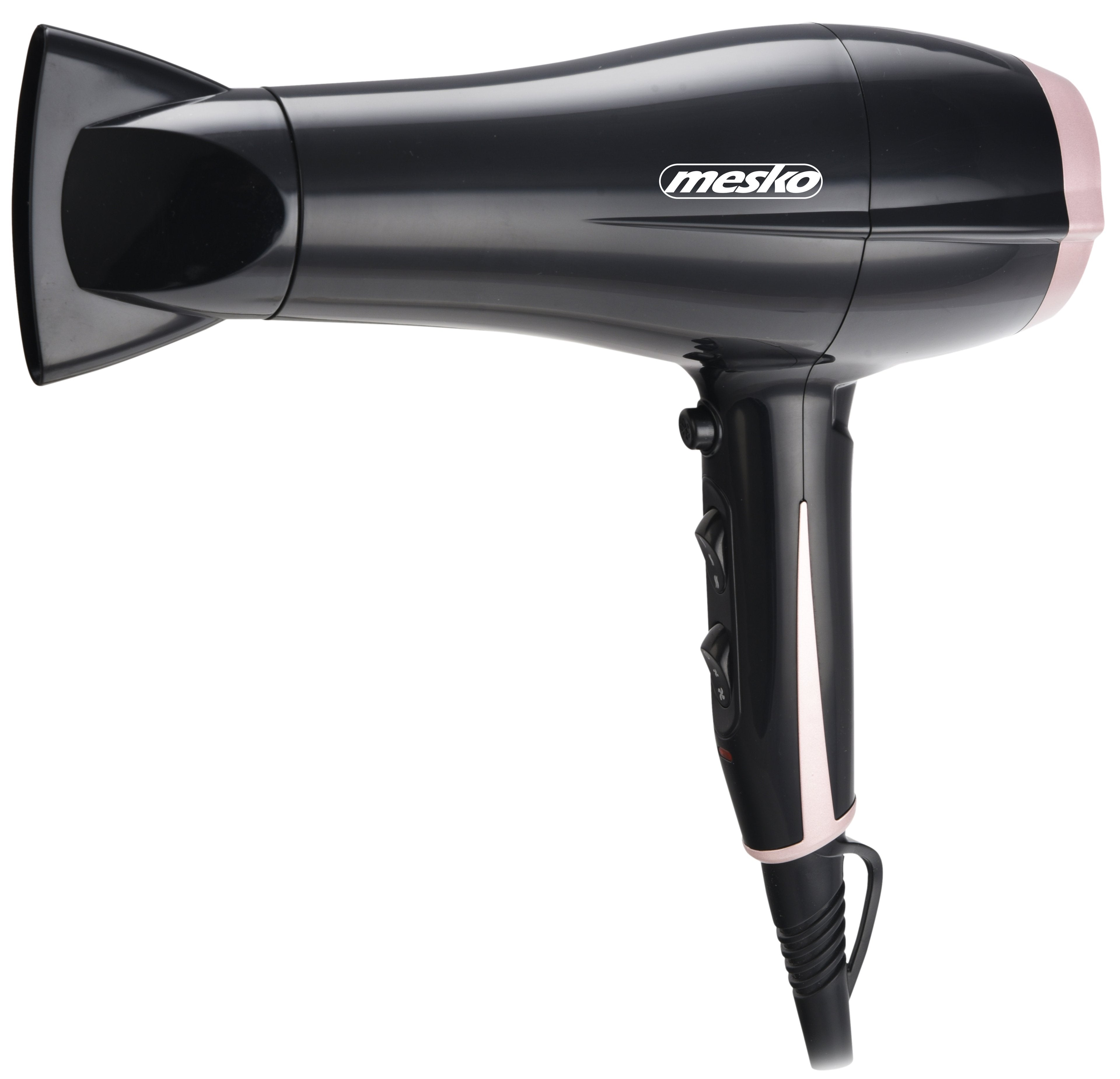 Secador De Pelo Mesko Ms 2249 2000 W, Negro Rosa