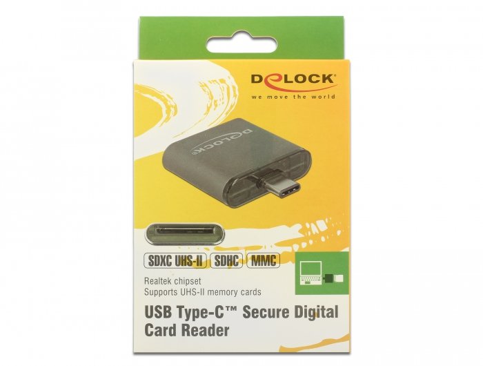 EAN 4043619914982 - DeLOCK 91498 lector de tarjeta USB 3.2 Gen 1 (3.1 Gen 1) Type-C Negro imagen 3