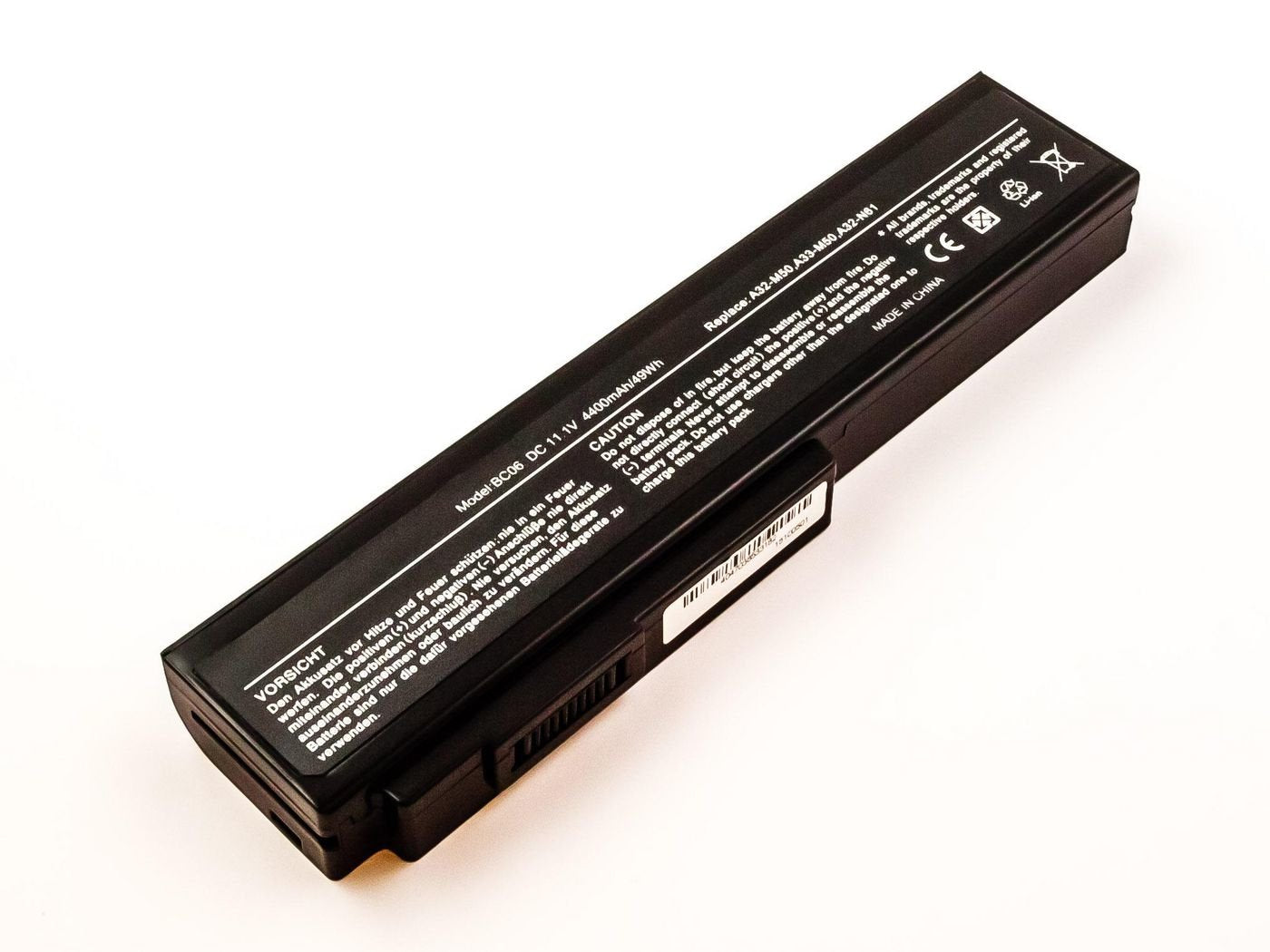 Laptop Battery For Asus 48,84wh 6 Cell Li-Ion 11,1v