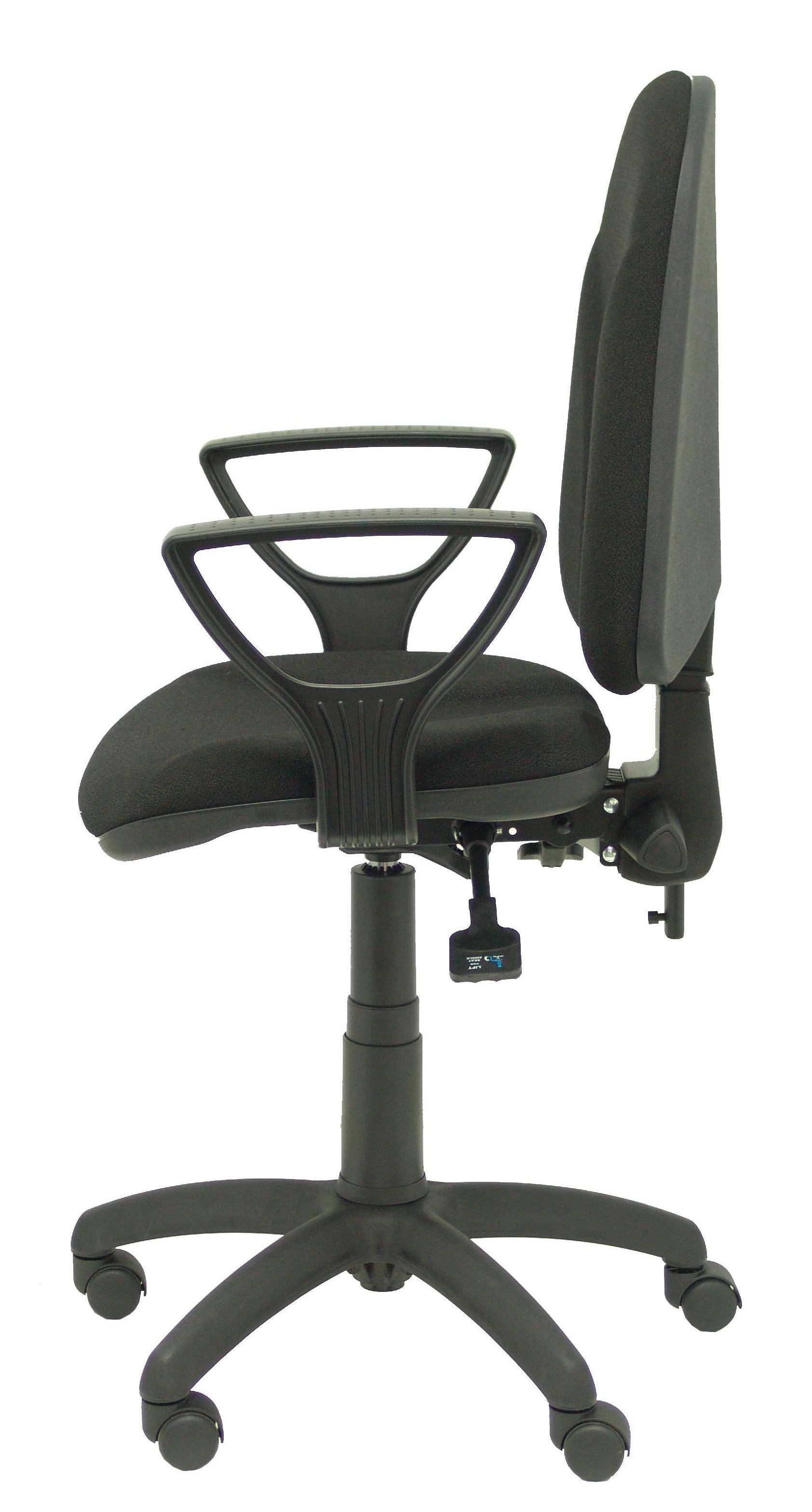 Silla Algarra Asincro Bali Negro Brazo Fijo