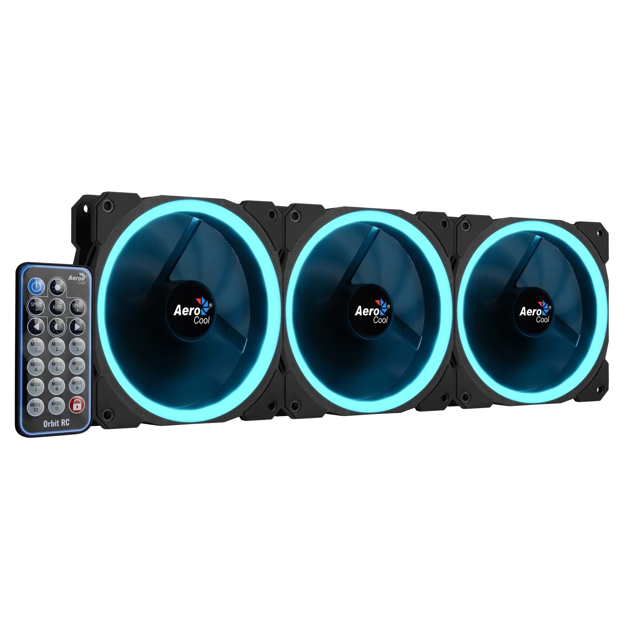 Aerocool Advanced Technologies Aerocool Orbit Rc - Ventilador De Carcasa - 120 Mm