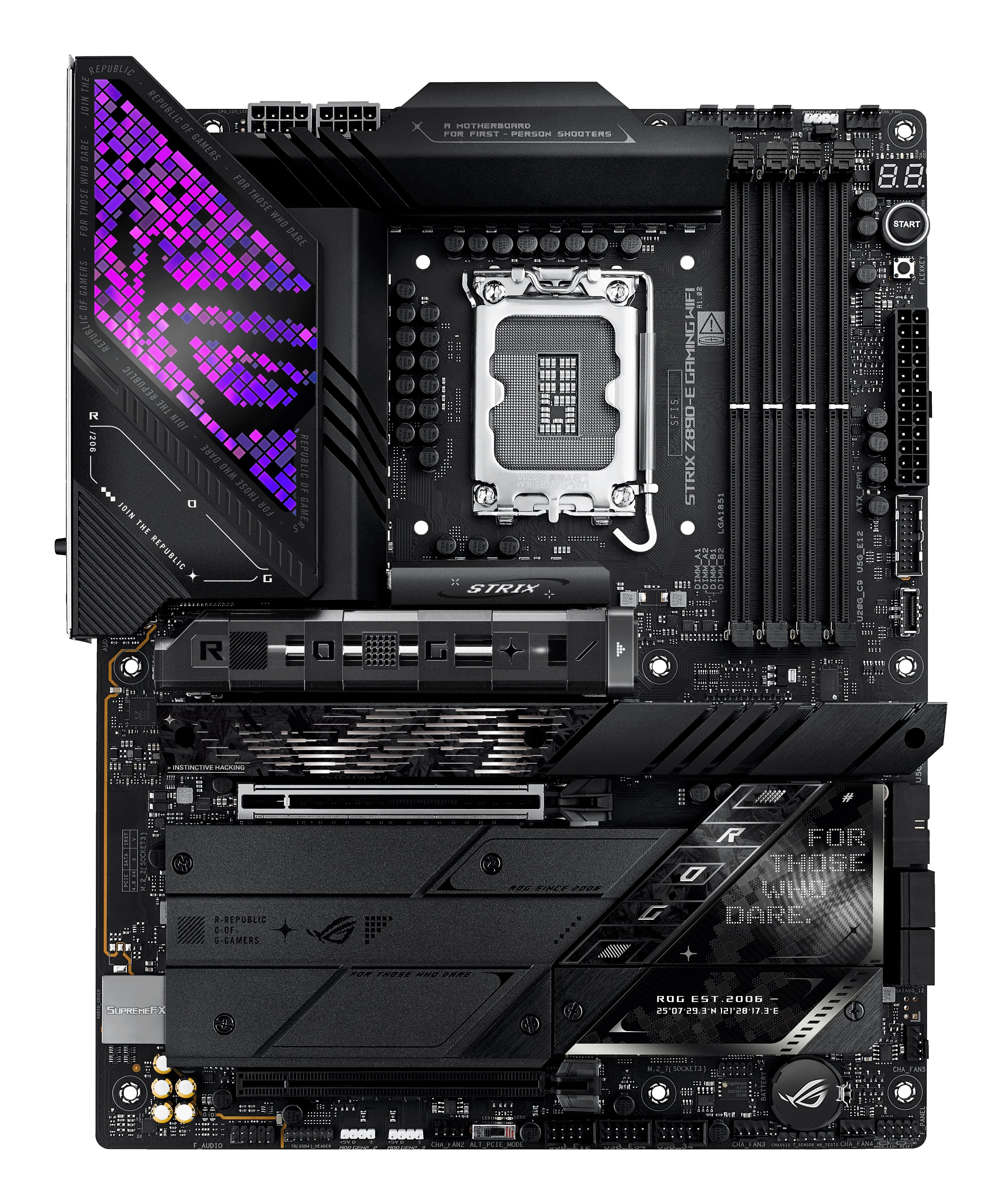 EAN 4711387756133 - ASUS ROG STRIX Z890-E GAMING WIFI Intel Z890 LGA 1851 (Socket V1) ATX imagen 3