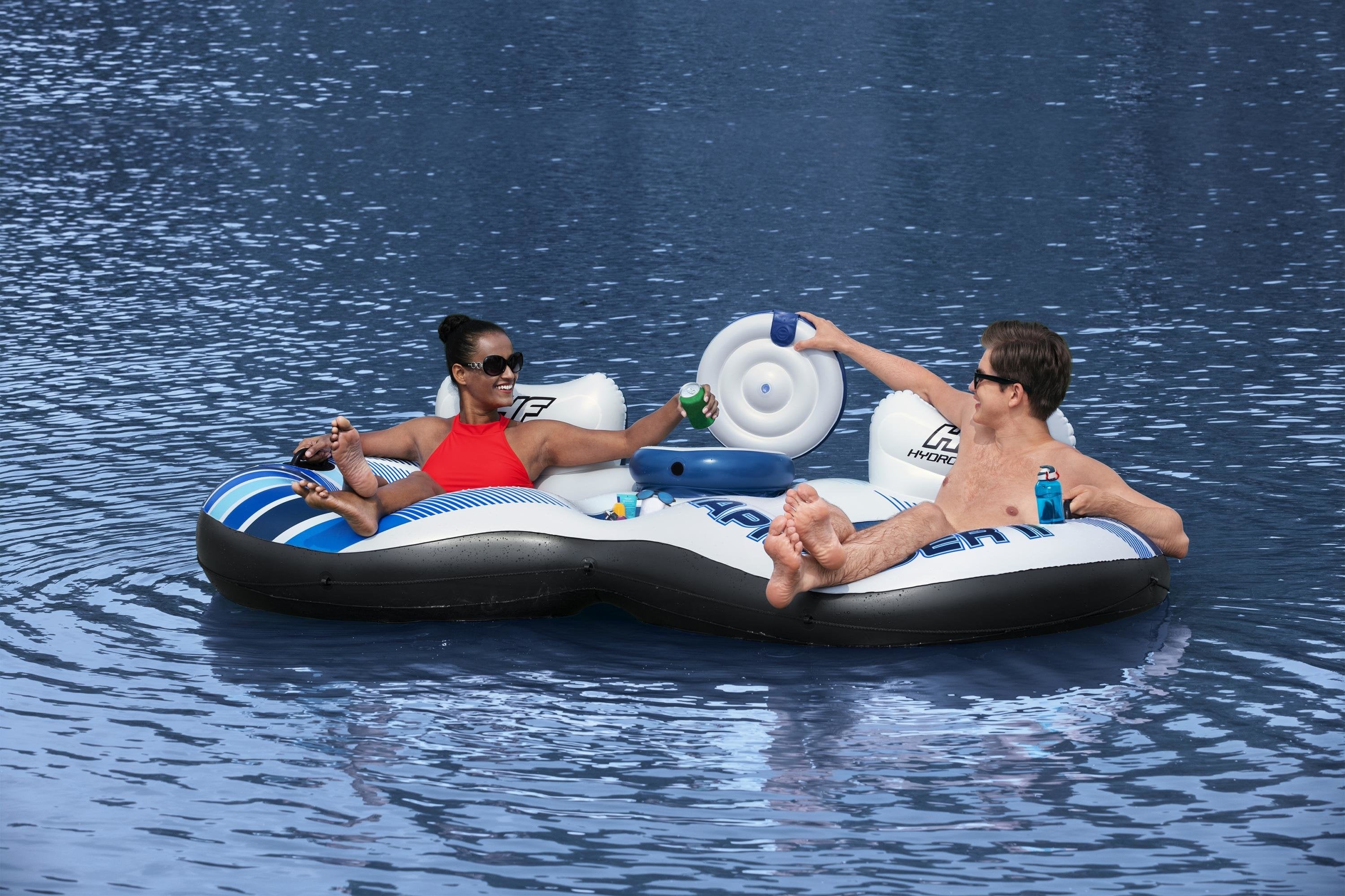 EAN 6941607305317 - Bestway 43113 flotador para piscina y playa Negro, Amarillo Vinilo Flotador con asiento imagen 19