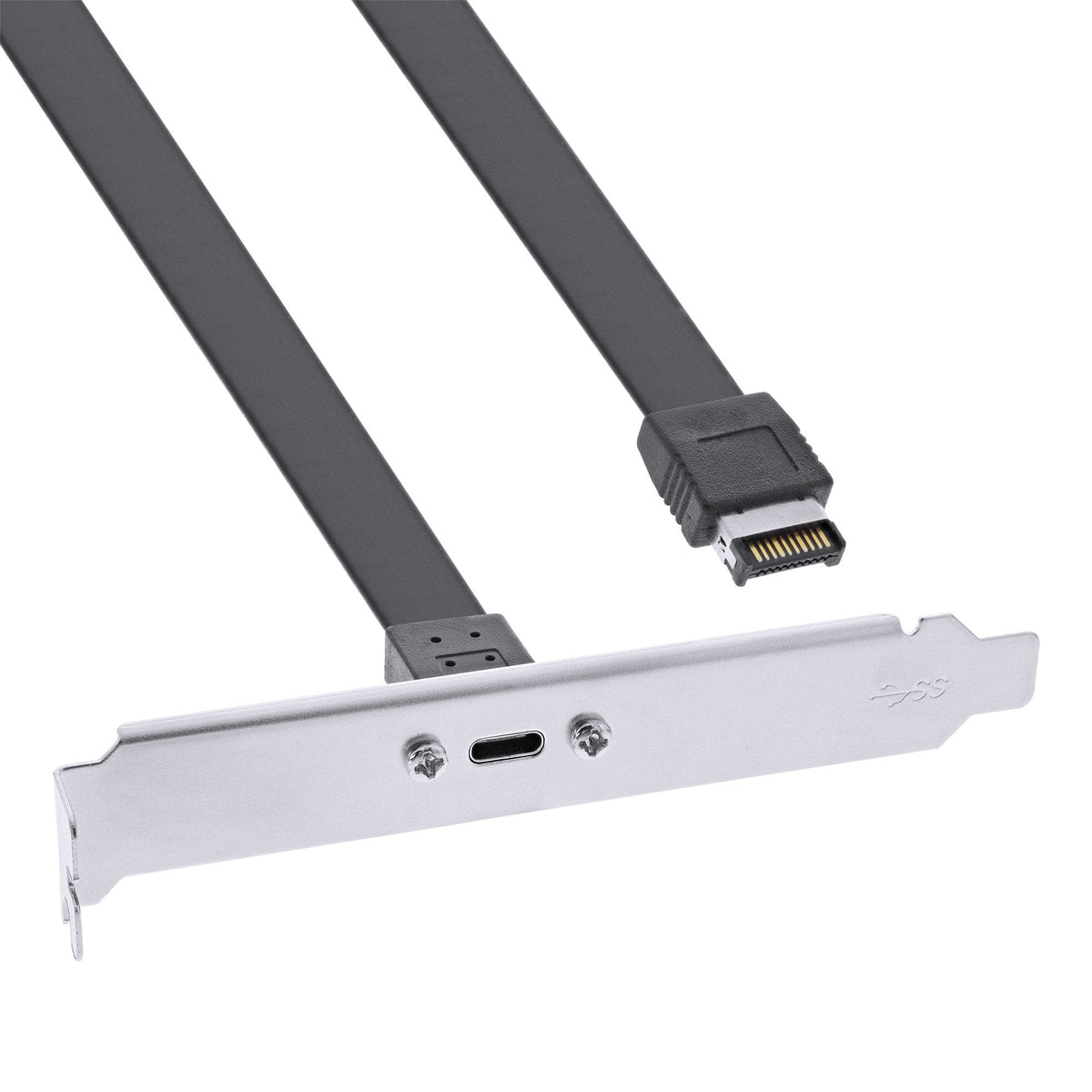 Inline Slot Bracket Usb Type-C A Usb 3.1 Panel Frontal Key-A Internal, 0.3m