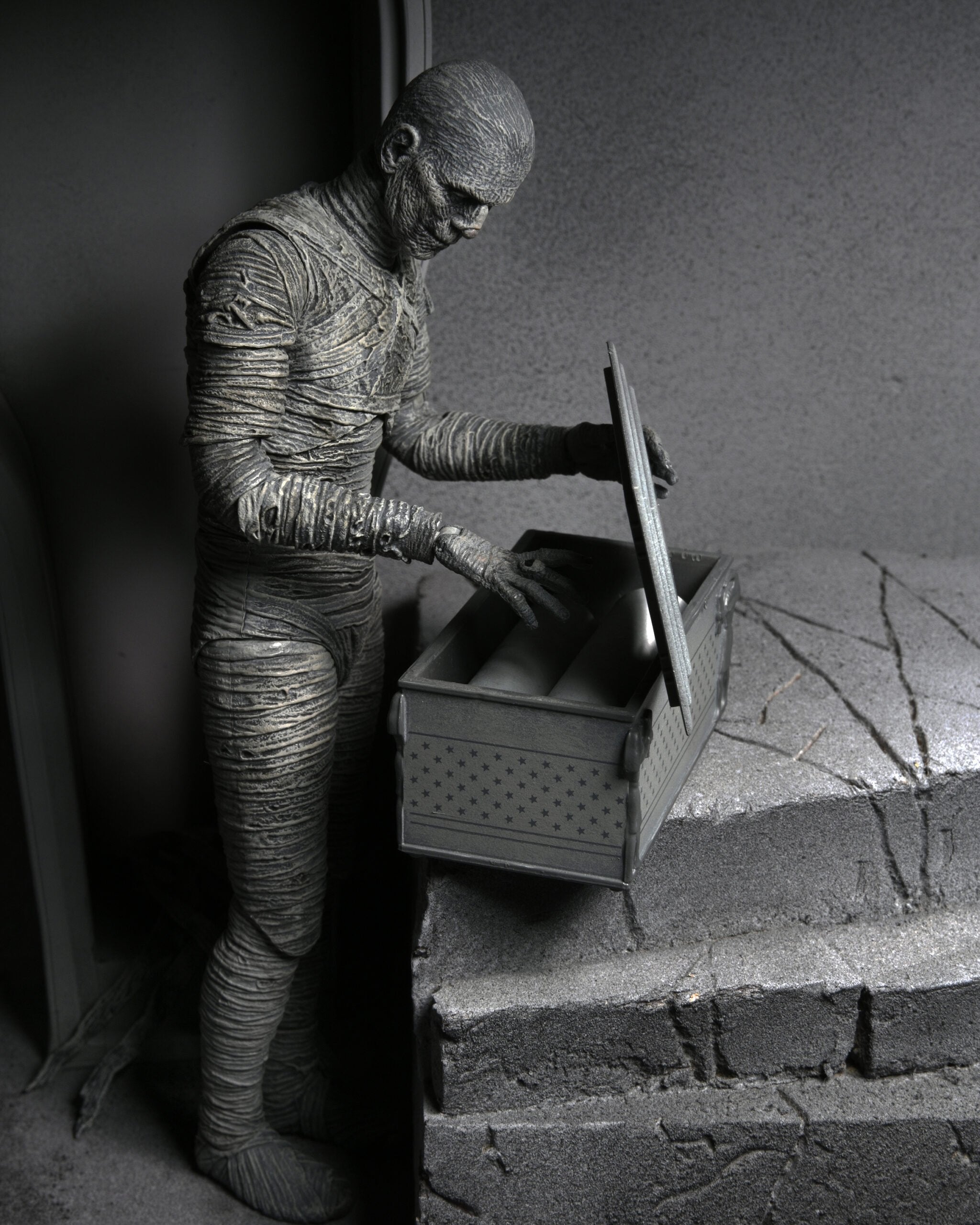 EAN 0634482048122 - NECA Ultimate Mummy (Black & White) imagen 11