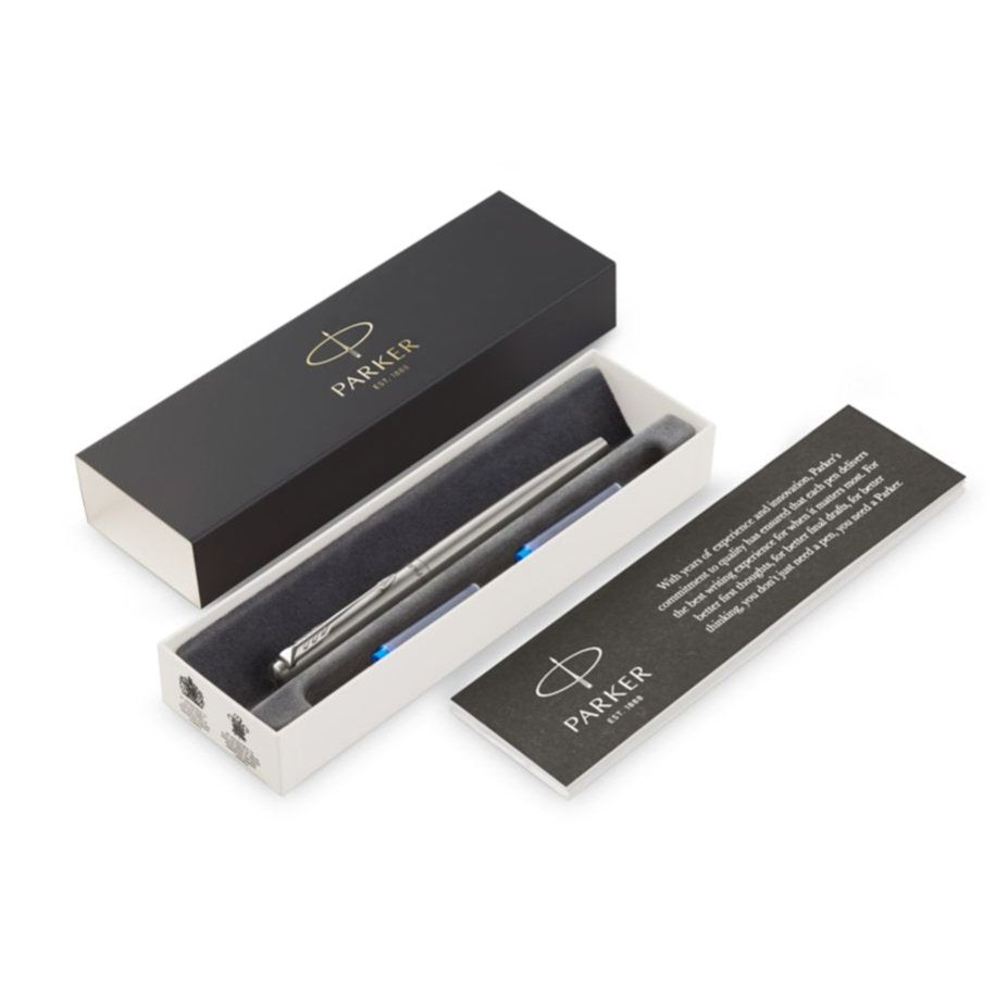 Parker 2030946 Jotter Füller, Edelstahlschaft Con Chromzierteilen