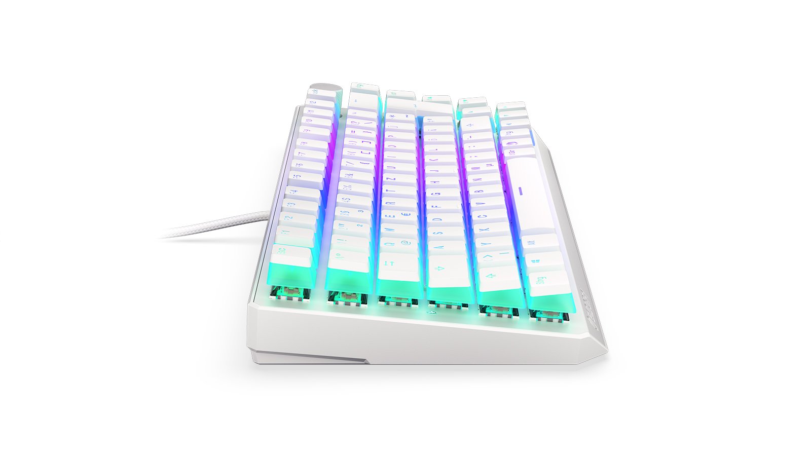 EAN 5903018666860 - ENDORFY Thock 75% teclado Juego RF inalámbrica + USB QWERTZ Alemán Blanco imagen 6