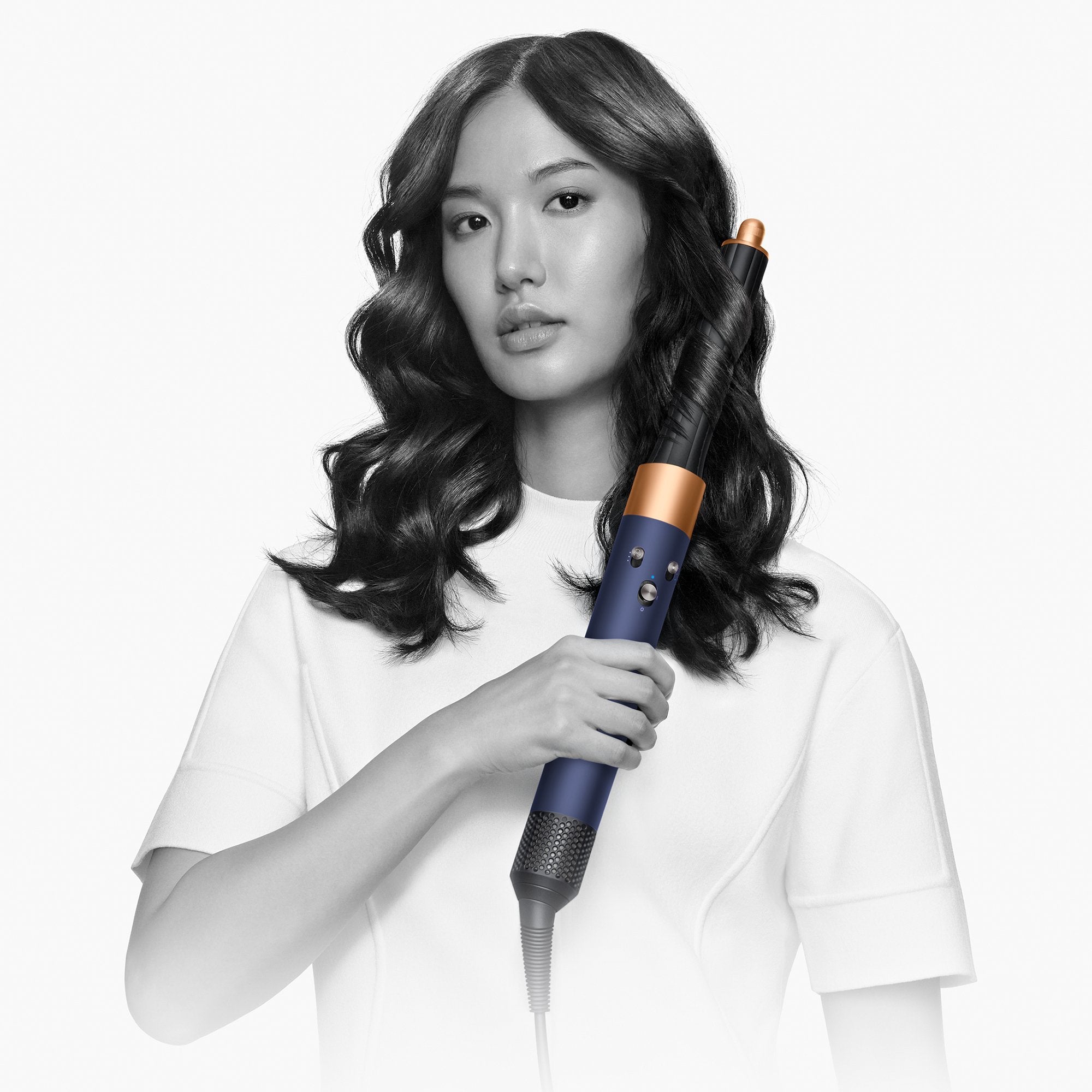 Rizador Y Peinador Dyson Airwrap Complete Long Volumise Azul
